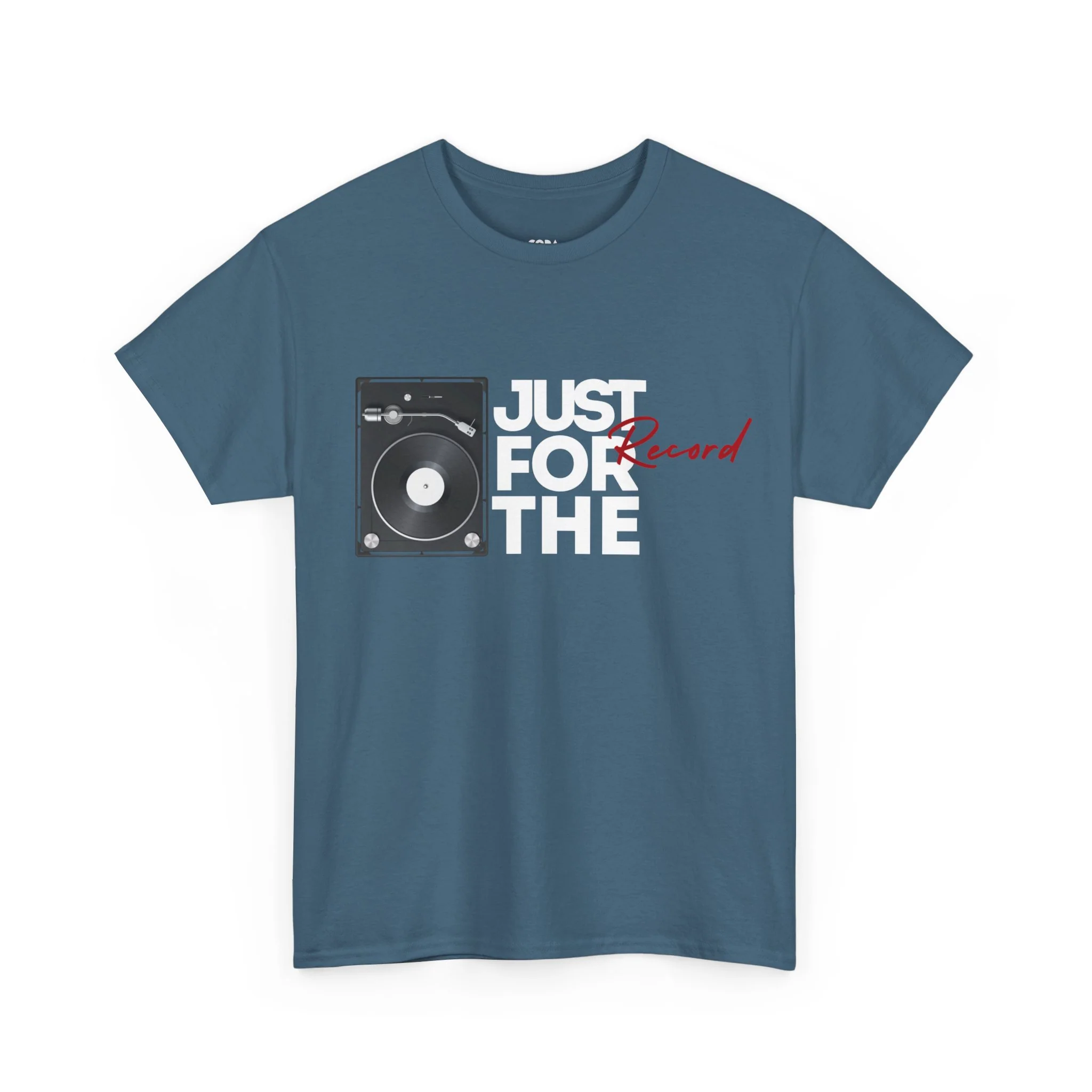 'Just for the Record' Men's Vinyl T-Shirt - Image 55