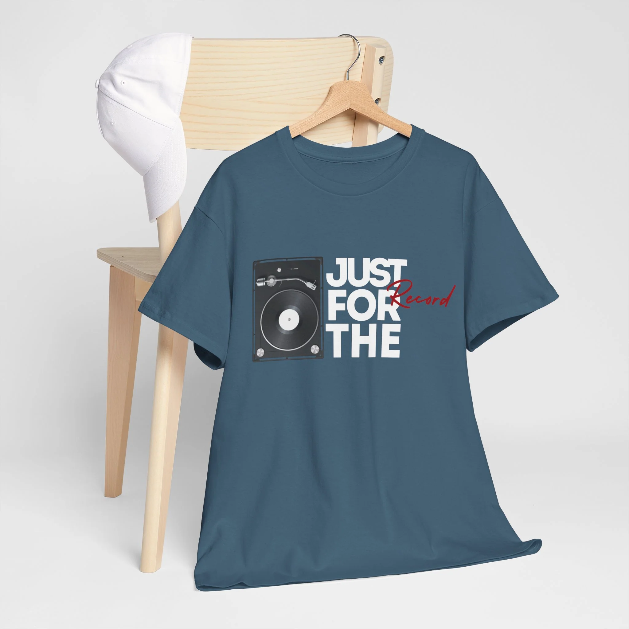 'Just for the Record' Men's Vinyl T-Shirt - Image 58