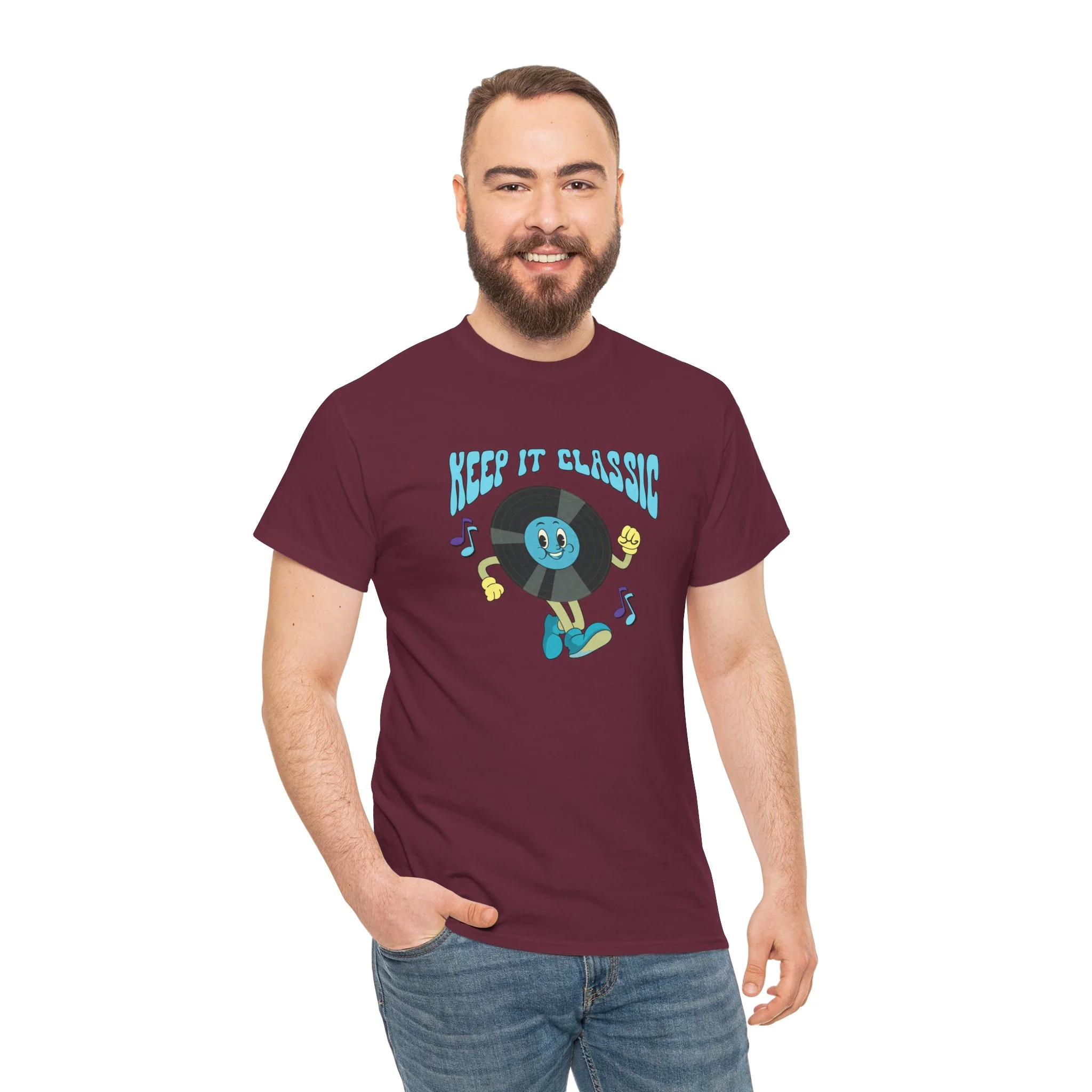 'Keep It Classic' Retro T-Shirt - Image 6
