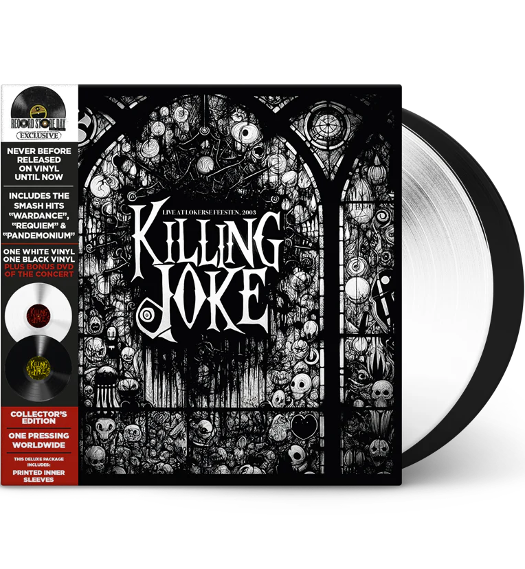 Killing Joke – Live at Lokerse Feesten, 2003 (RSD 2024 Limited Edition Double-LP on White & Black Vinyl with DVD)