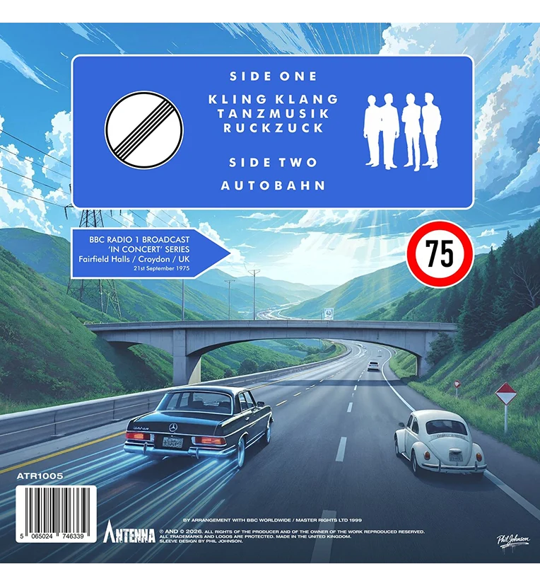 Kraftwerk – 75: Die Überholspur (Limited Edition 12-Inch Album on Dusk Blue Vinyl) - Image 3
