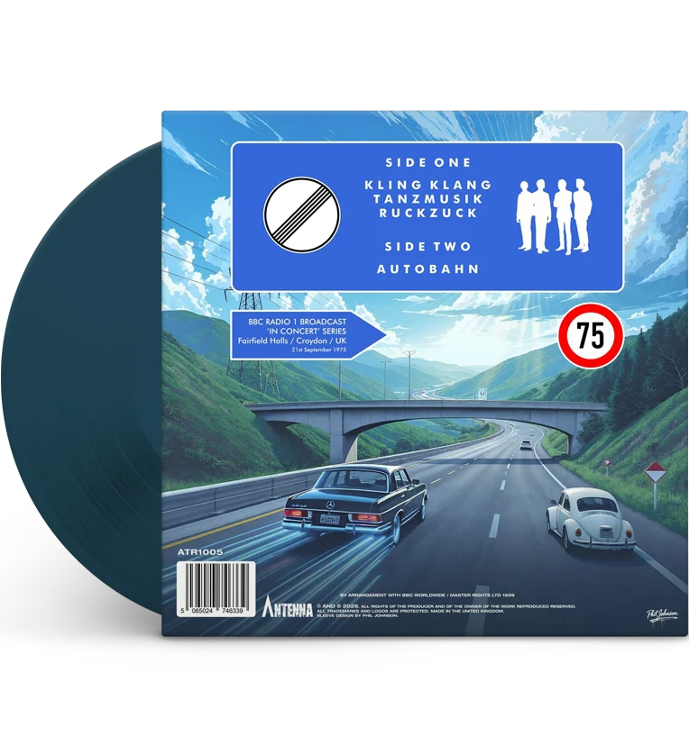 Kraftwerk – 75: Die Überholspur (Limited Edition 12-Inch Album on Dusk Blue Vinyl) - Image 4
