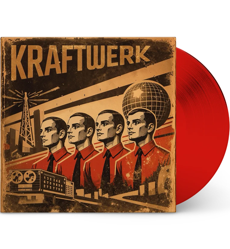 Kraftwerk – Live in the UK 1975 (Limited Edition 12-Inch Album on Red Vinyl)
