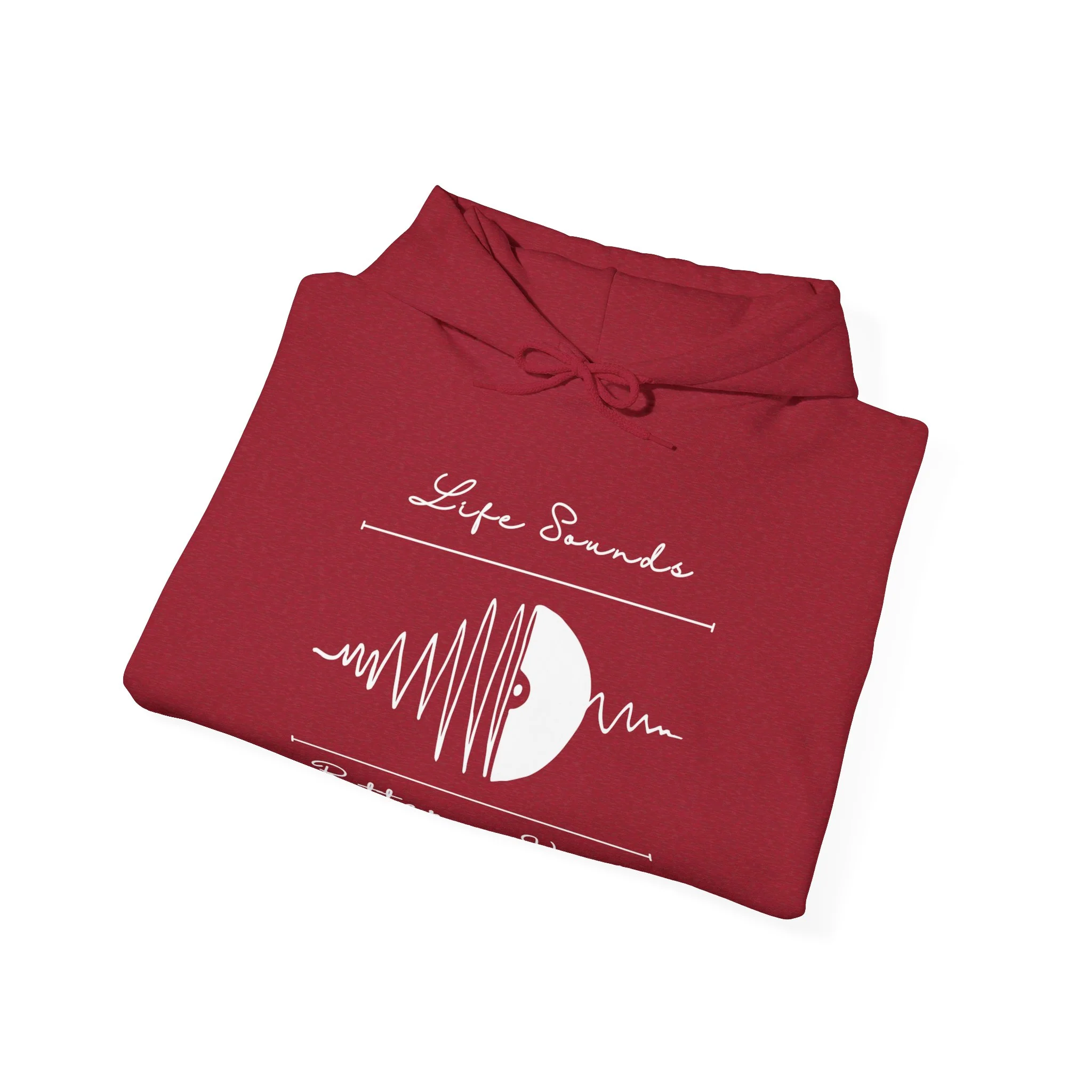 'Life Sounds Better on Vinyl' Men's Hoodie - Image 36