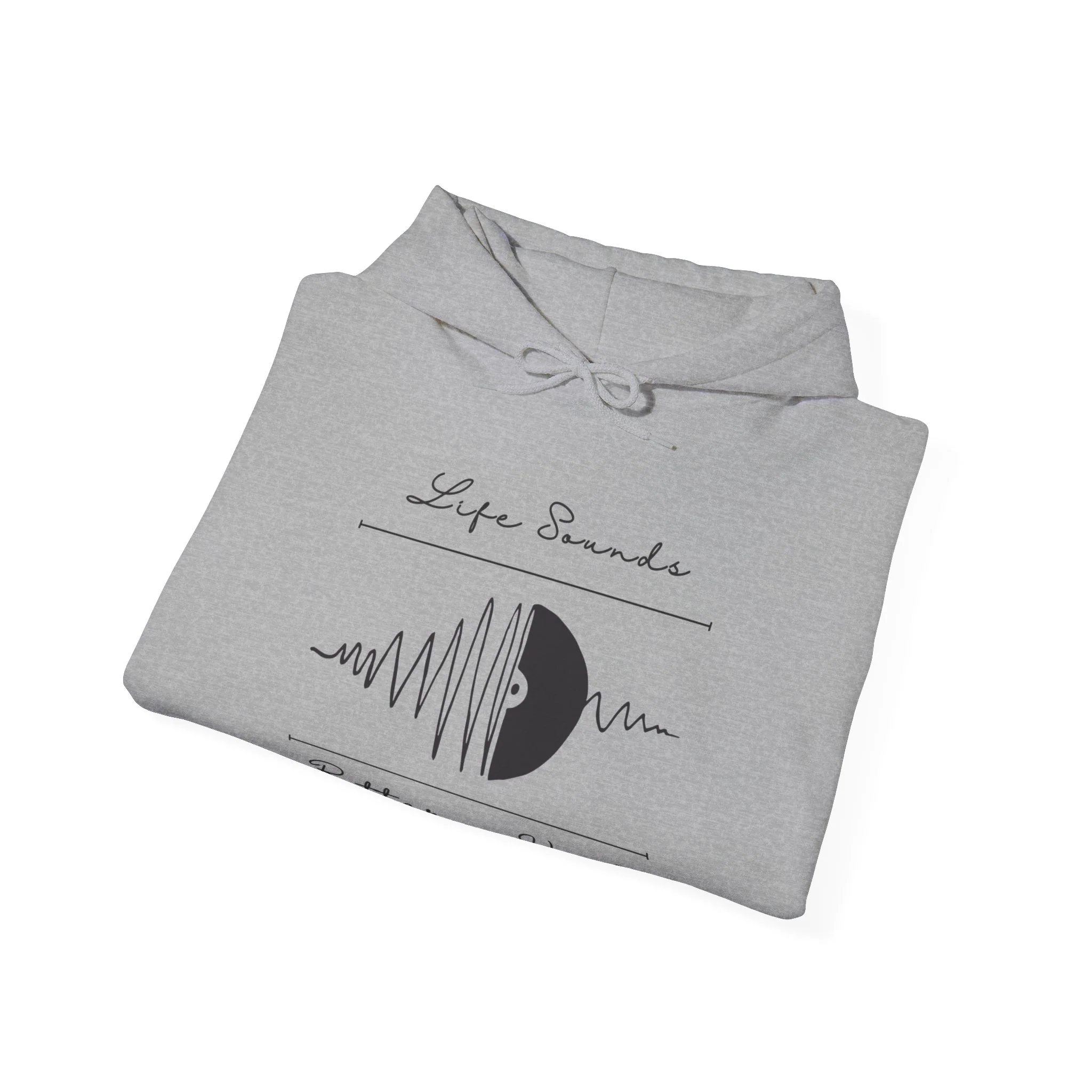 'Life Sounds Better on Vinyl' Men's Hoodie - Image 4