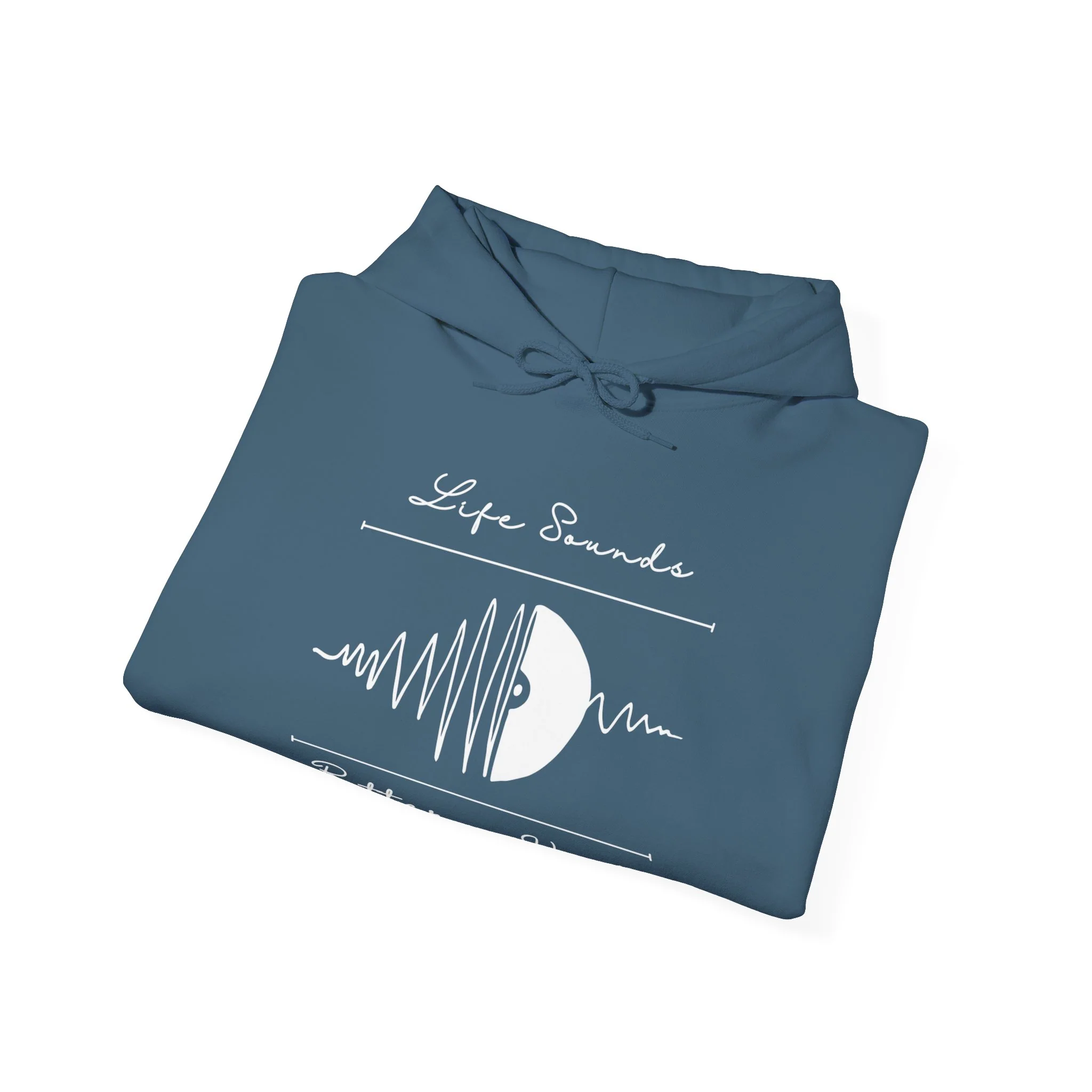 'Life Sounds Better on Vinyl' Men's Hoodie - Image 44