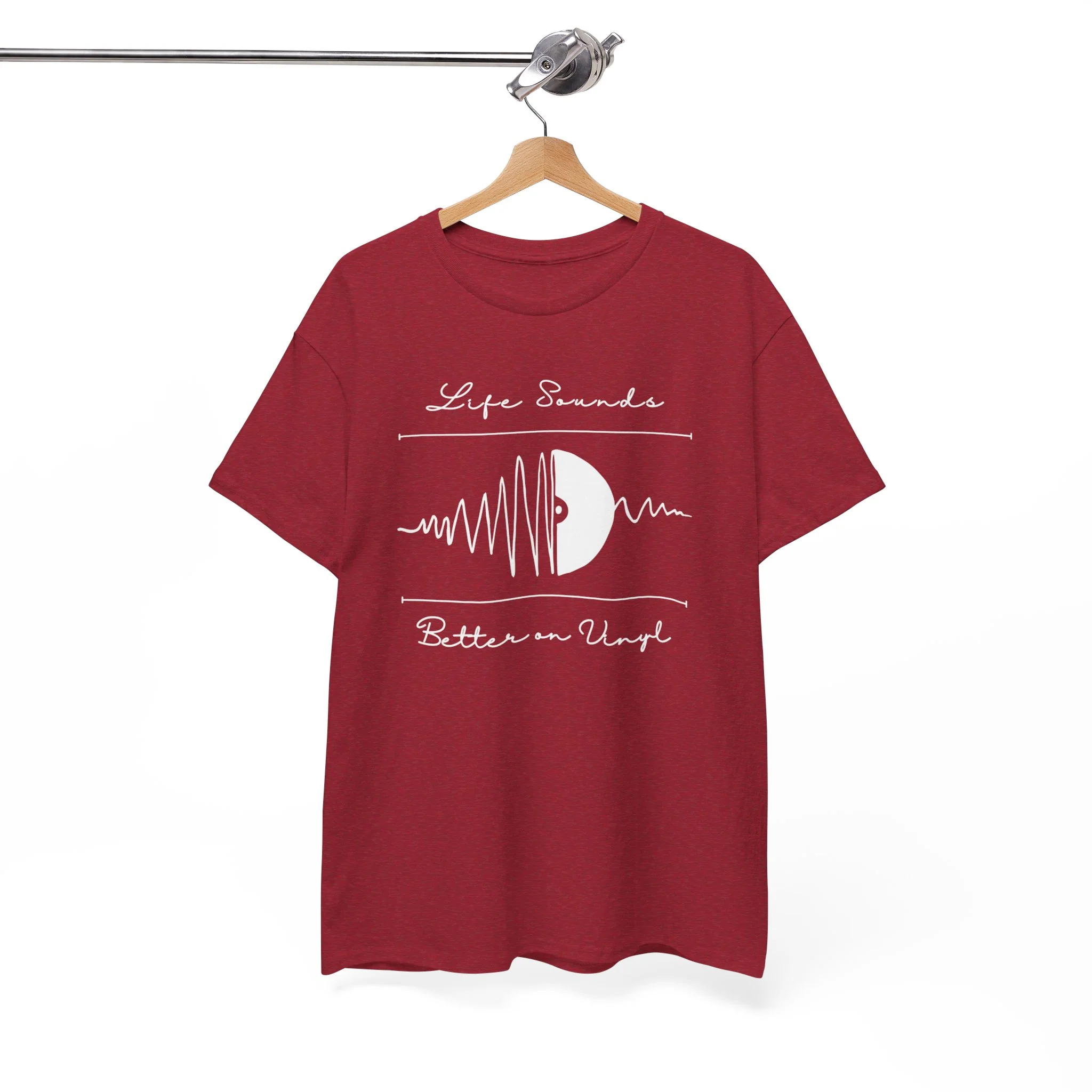 'Life Sounds Better on Vinyl' Men's T-Shirt - Image 13