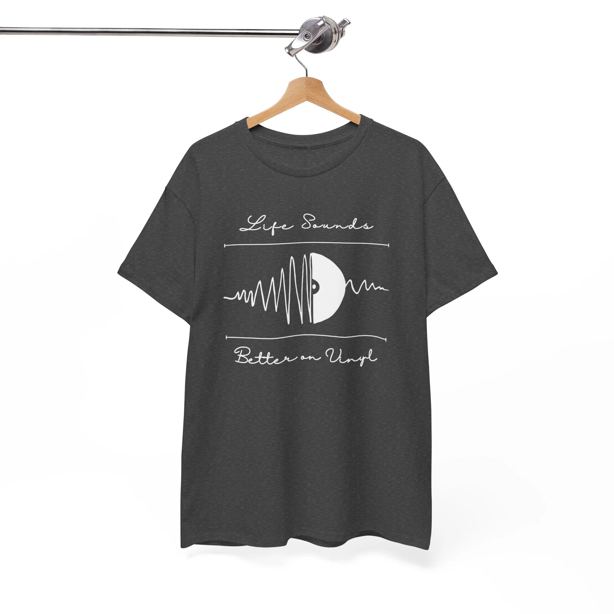 'Life Sounds Better on Vinyl' Men's T-Shirt - Image 22