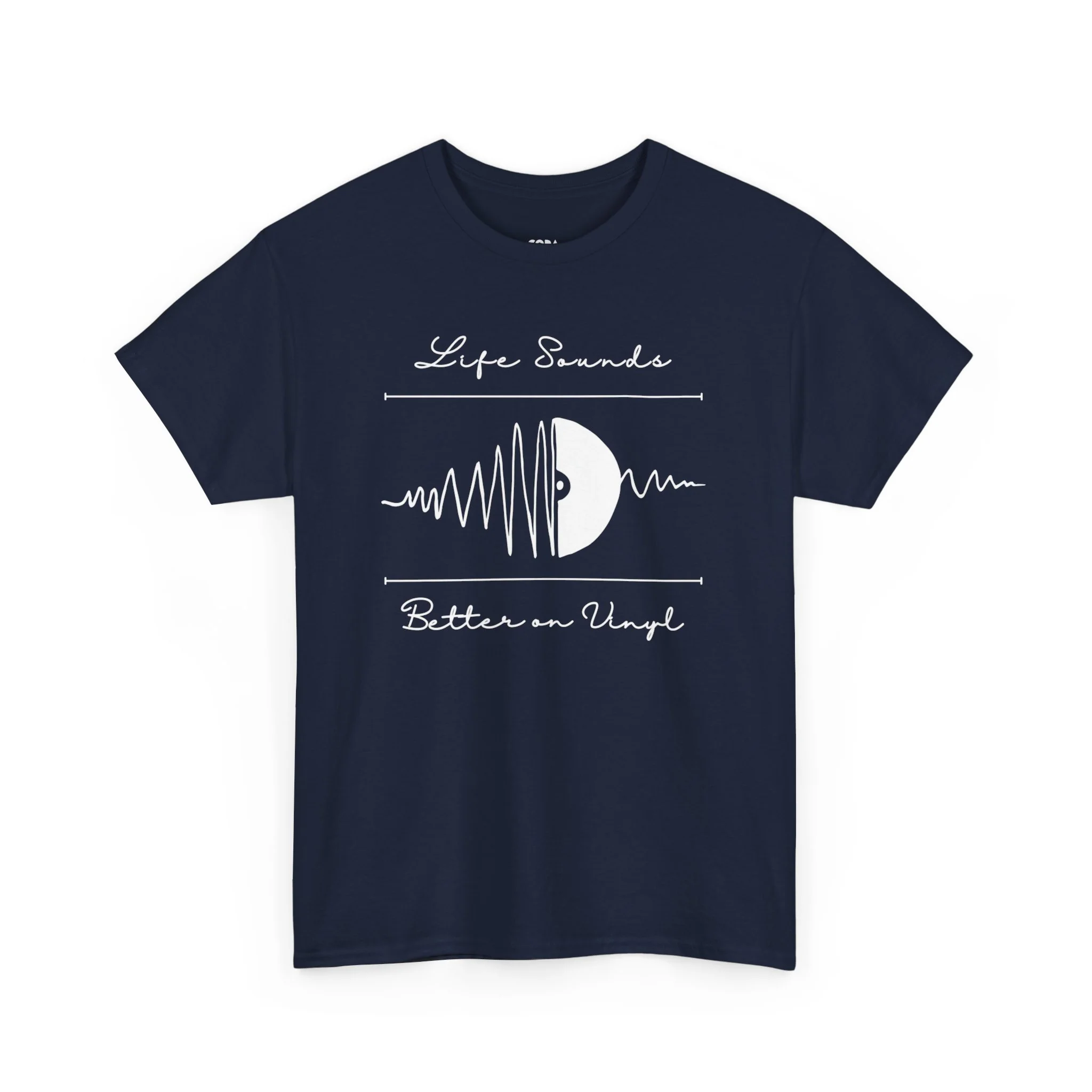 'Life Sounds Better on Vinyl' Men's T-Shirt - Image 28