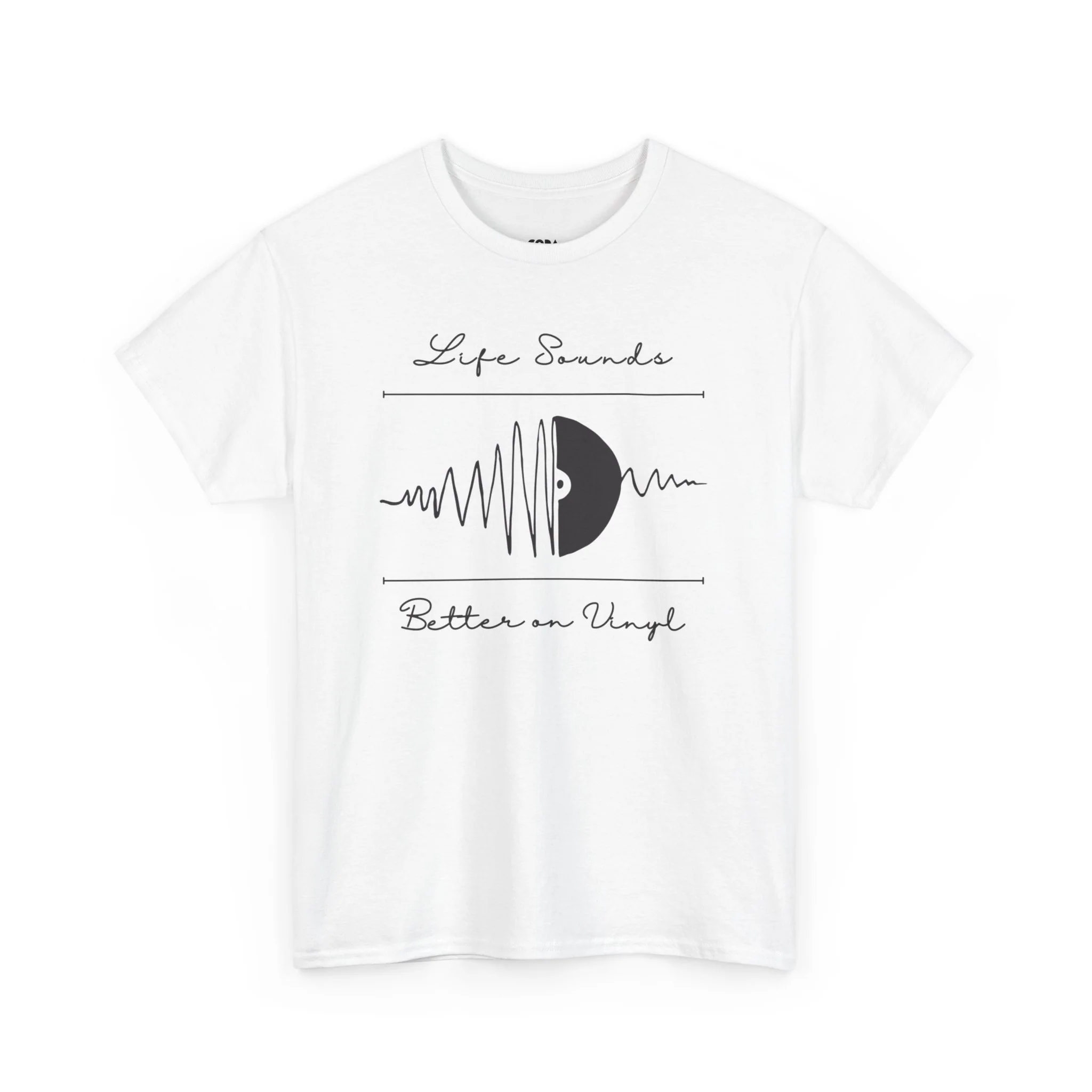 'Life Sounds Better on Vinyl' Men's T-Shirt - Image 46