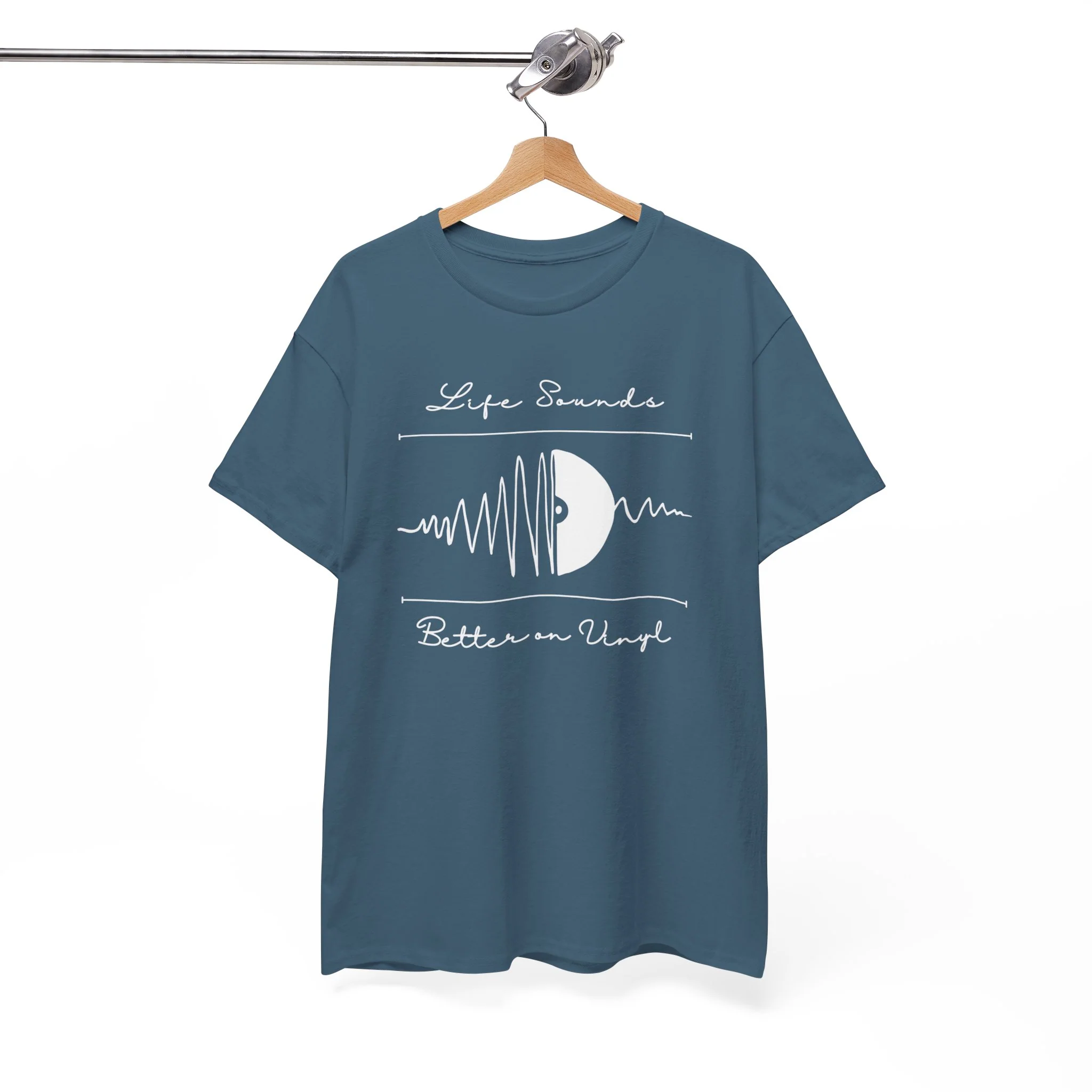 'Life Sounds Better on Vinyl' Men's T-Shirt - Image 67