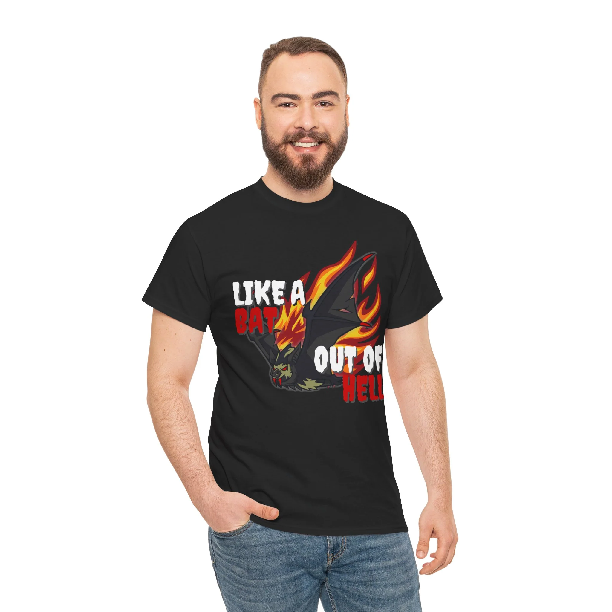 'Like a Bat Out of Hell' Men's T-Shirt - Image 24