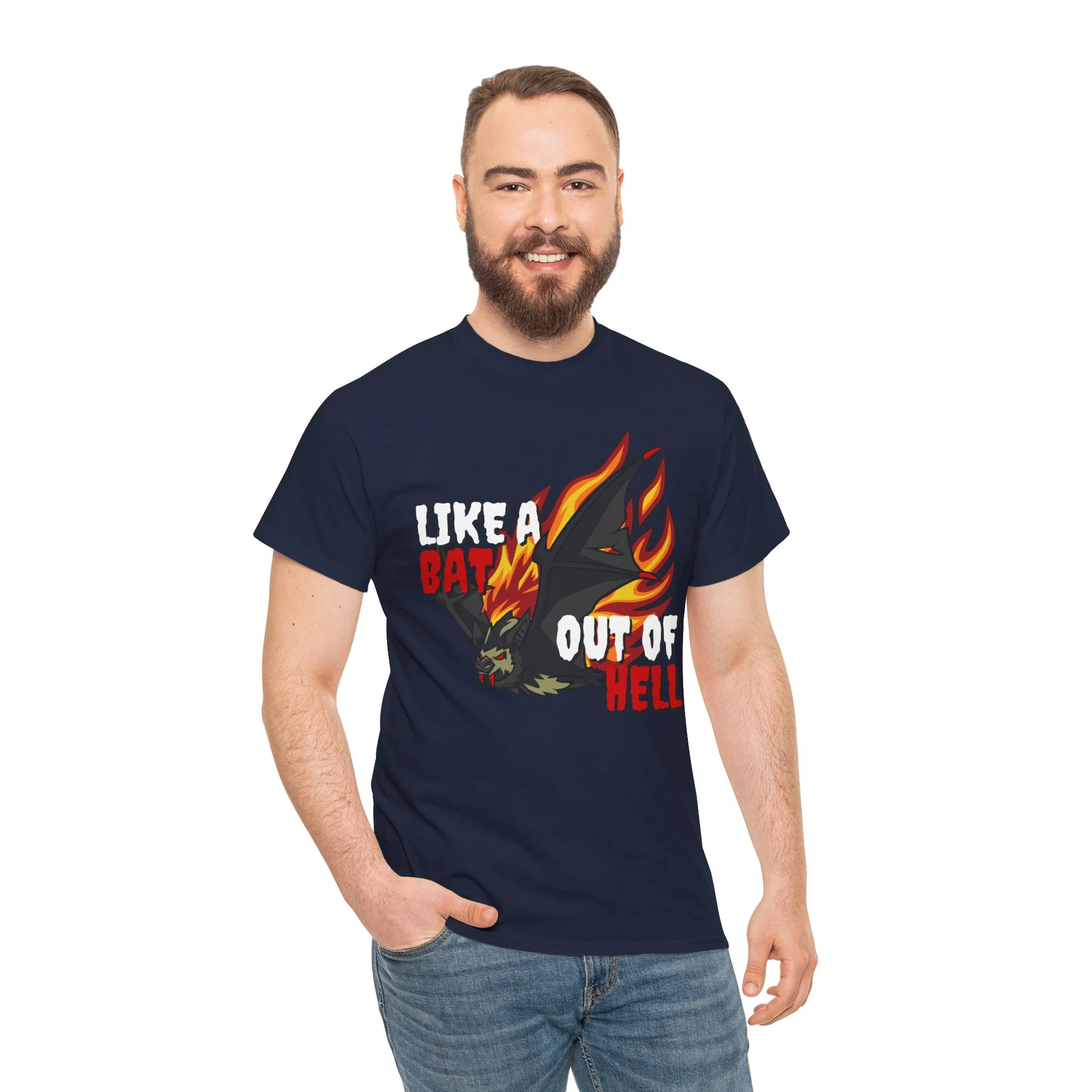 'Like a Bat Out of Hell' Men's T-Shirt - Image 33