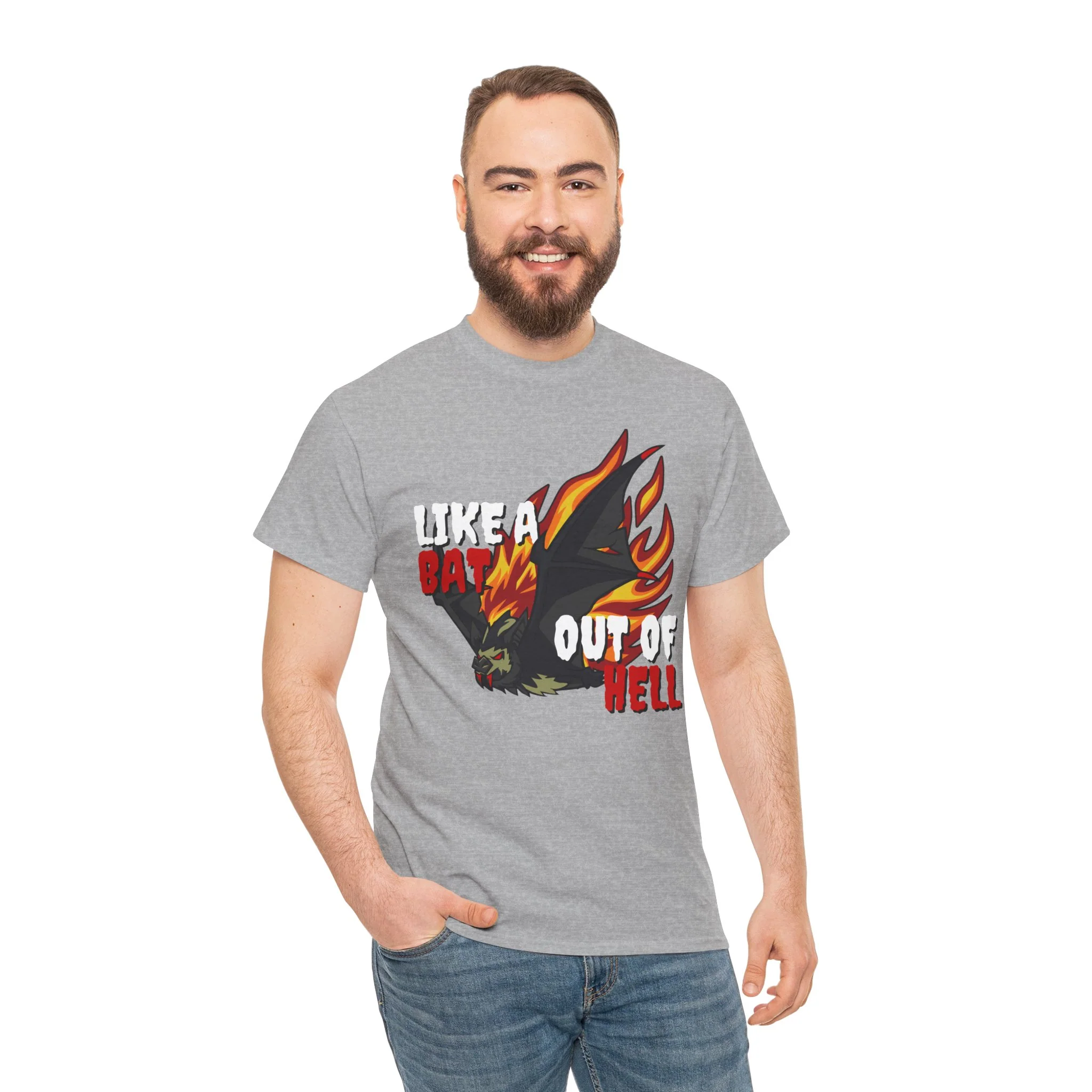 'Like a Bat Out of Hell' Men's T-Shirt - Image 42