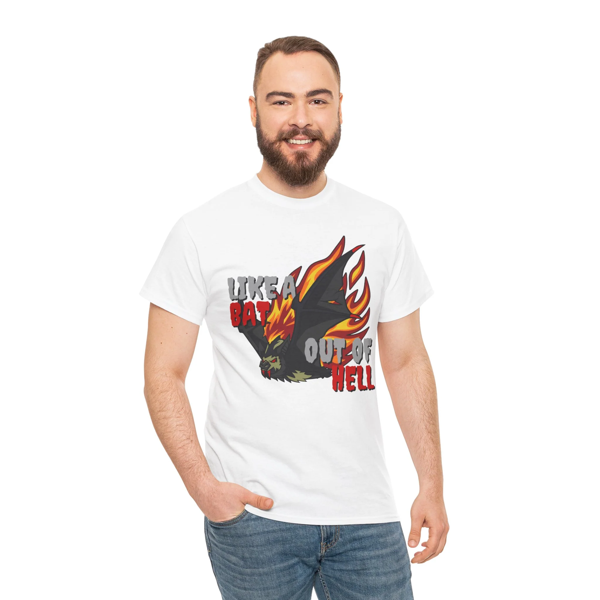 'Like a Bat Out of Hell' Men's T-Shirt - Image 51