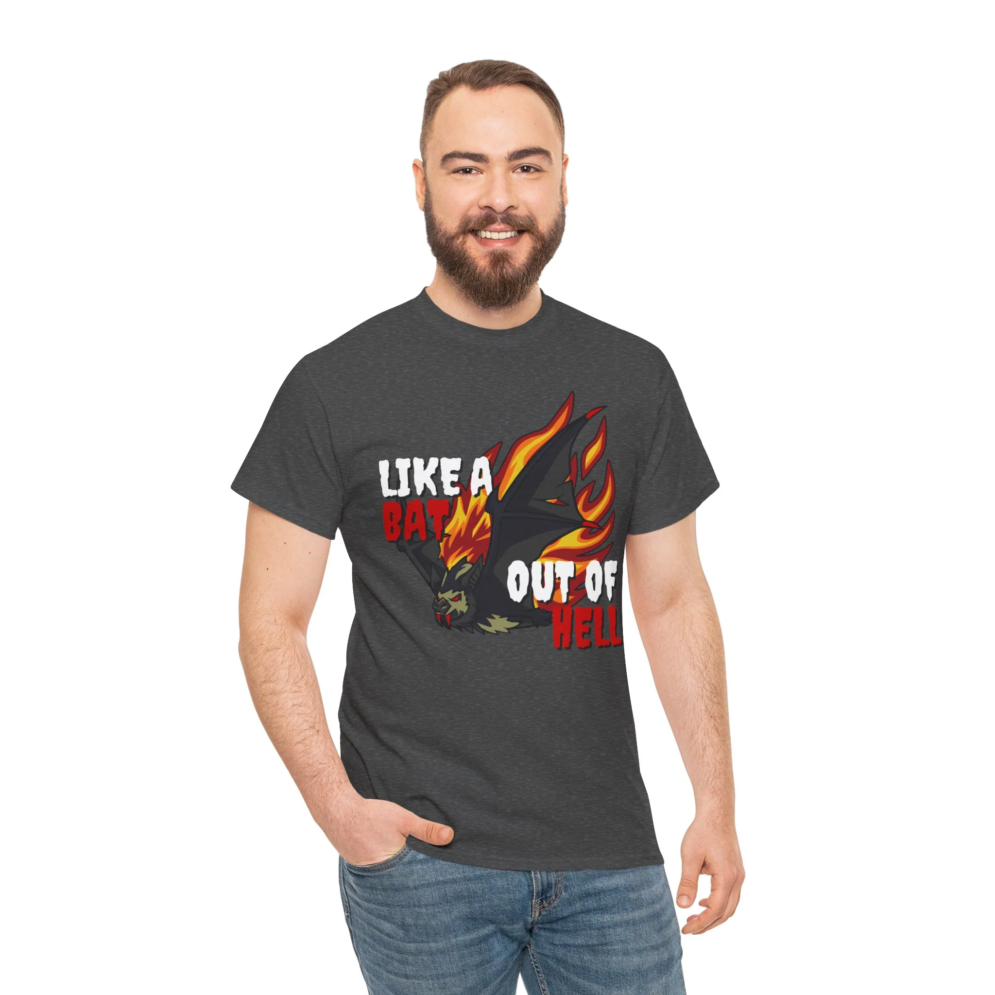 'Like a Bat Out of Hell' Men's T-Shirt - Image 6