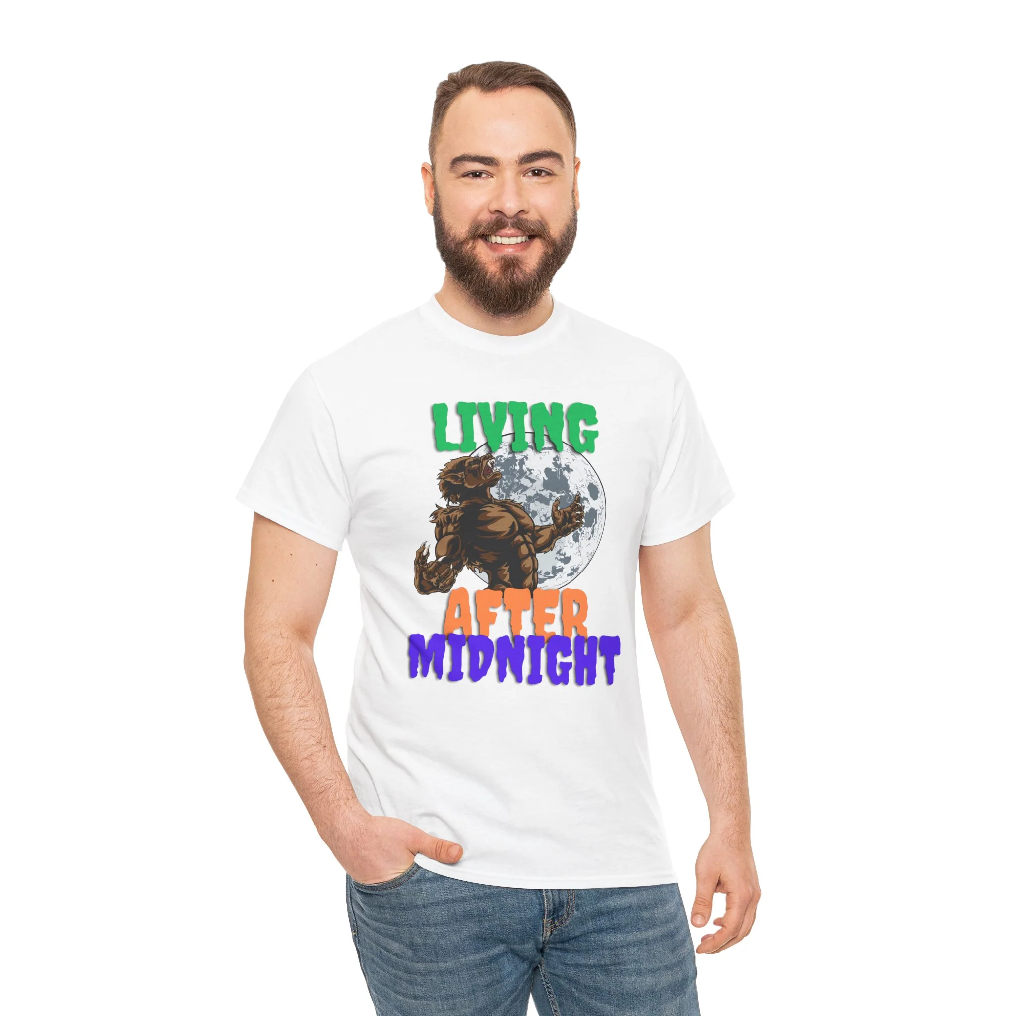 'Living After Midnight' Men's T-Shirt - Image 24