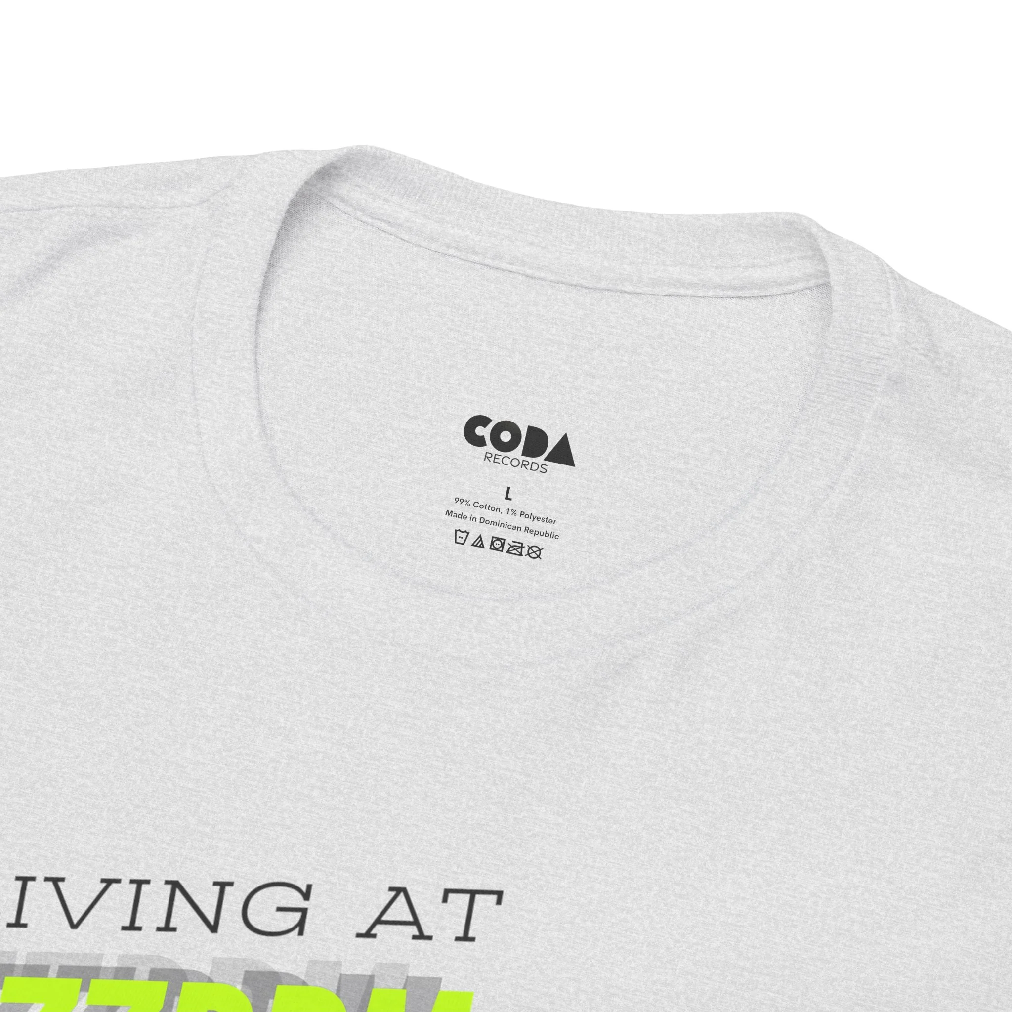'Living at 33rpm' Flouro Men's T-Shirt - Image 14