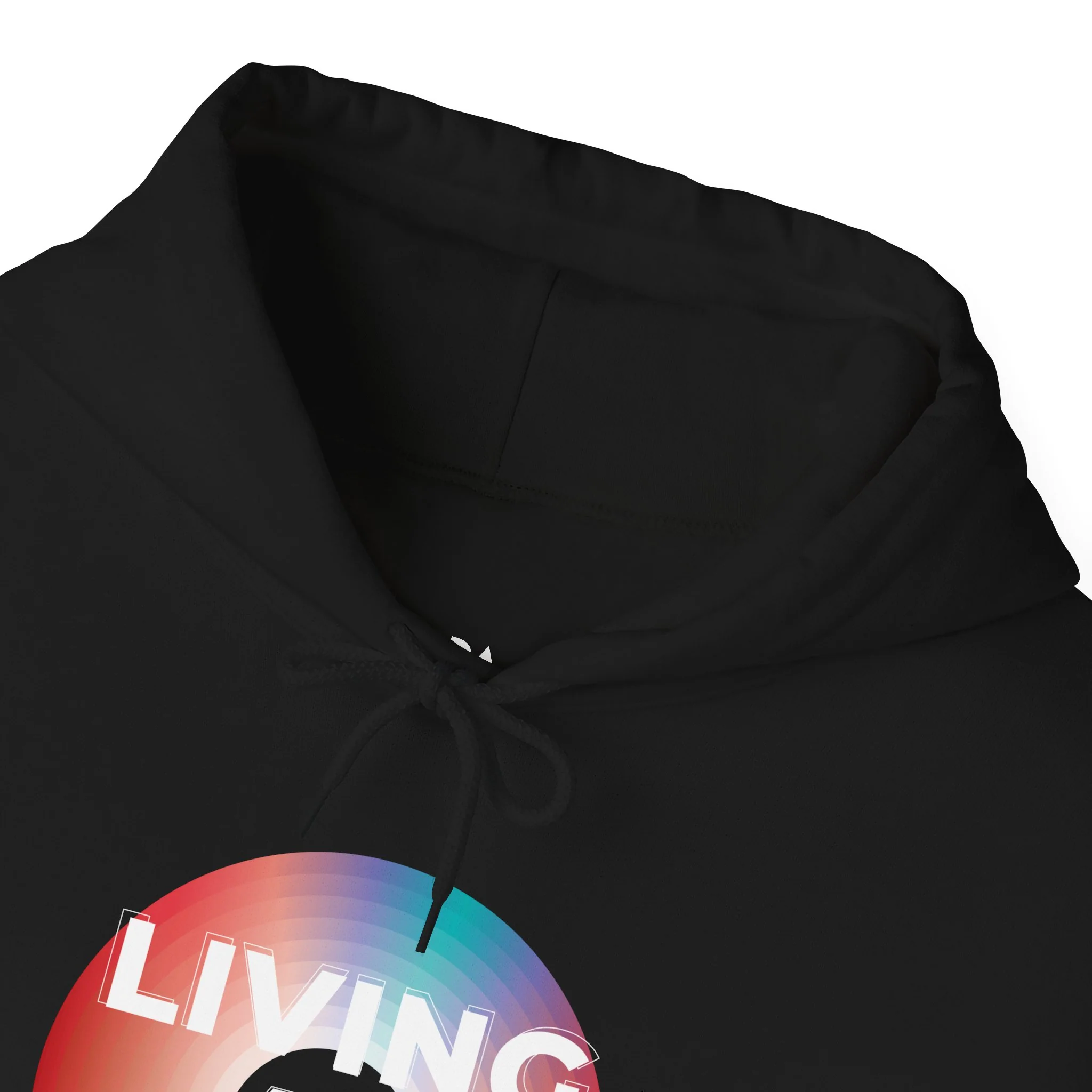'Living at 33rpm' Men's Hoodie - Image 21