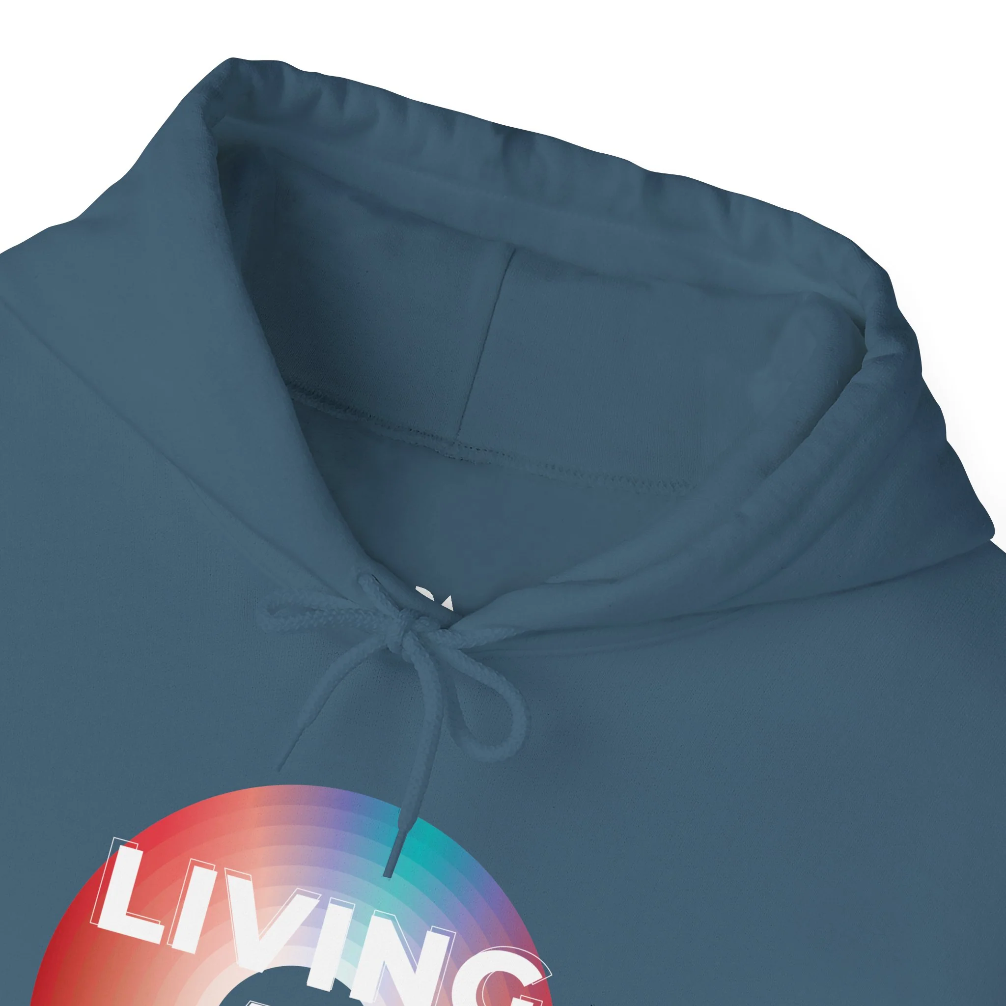 'Living at 33rpm' Men's Hoodie - Image 45