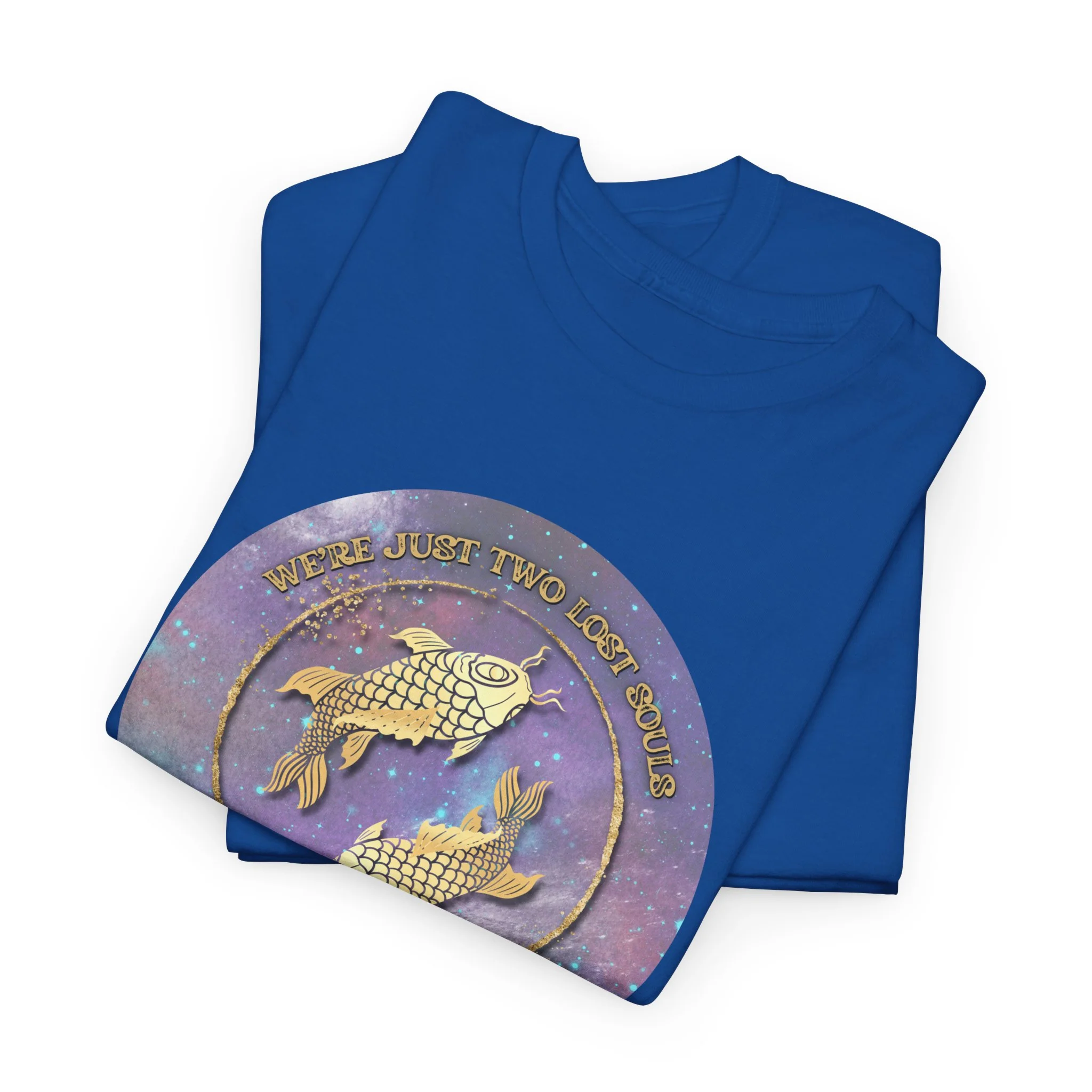 'Lost Souls' Celestial Fish Lyric T-Shirt - Image 75