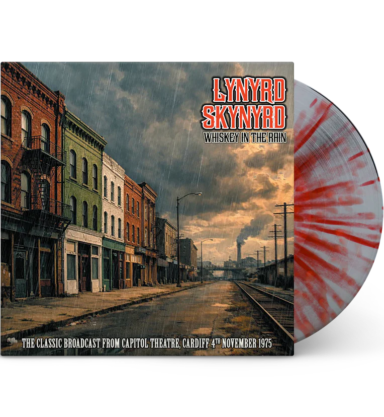 Lynyrd Skynyrd – Whiskey in the Rain: Live in Cardiff, 1975 (Limited Edition 12-Inch Album on Splatter Vinyl)