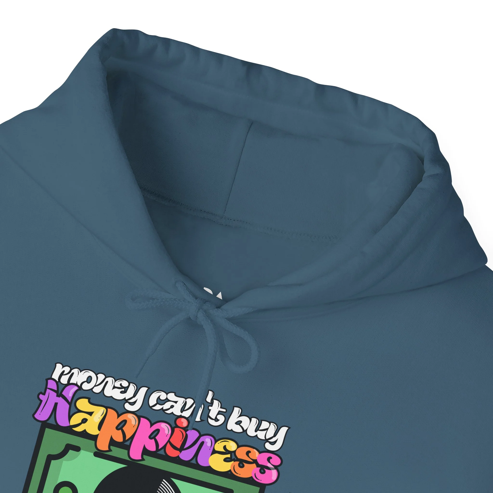 'Money Can't Buy Happiness, But It Can Buy Vinyl' Men's Hoodie - Image 53