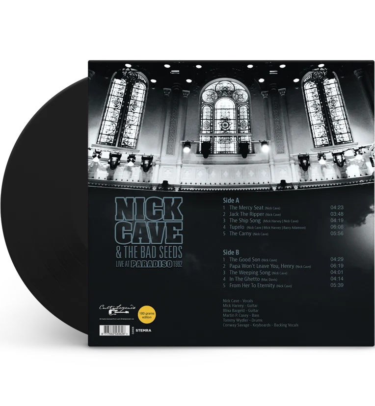 Nick Cave and the Bad Seeds – Live at Paradiso, 1992 (12-Inch Album on 180g Vinyl) - Image 4