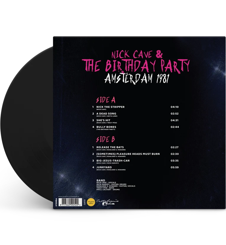 Nick Cave and The Birthday Party – Amsterdam 1981 (12-Inch Album on 180g Vinyl) - Image 4
