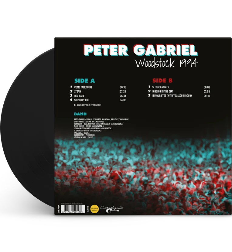 Peter Gabriel – Woodstock 1994 (12-Inch Album on 180g Vinyl) - Image 4