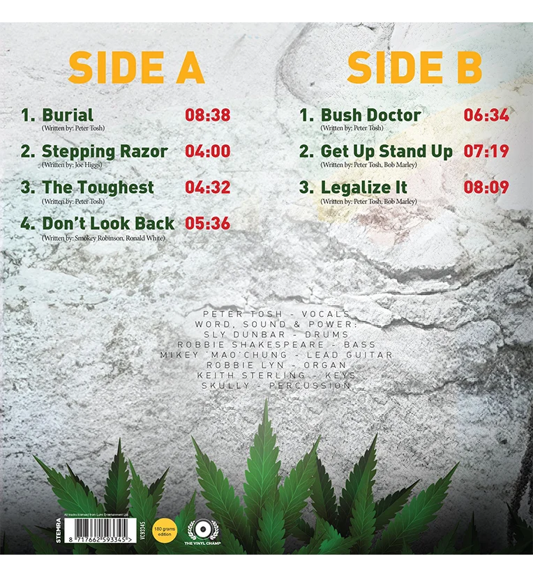 Peter Tosh – At My Father’s Place, Roslyn, 1978 (Limited Edition 12-Inch Album on 180g Green Vinyl) - Image 3