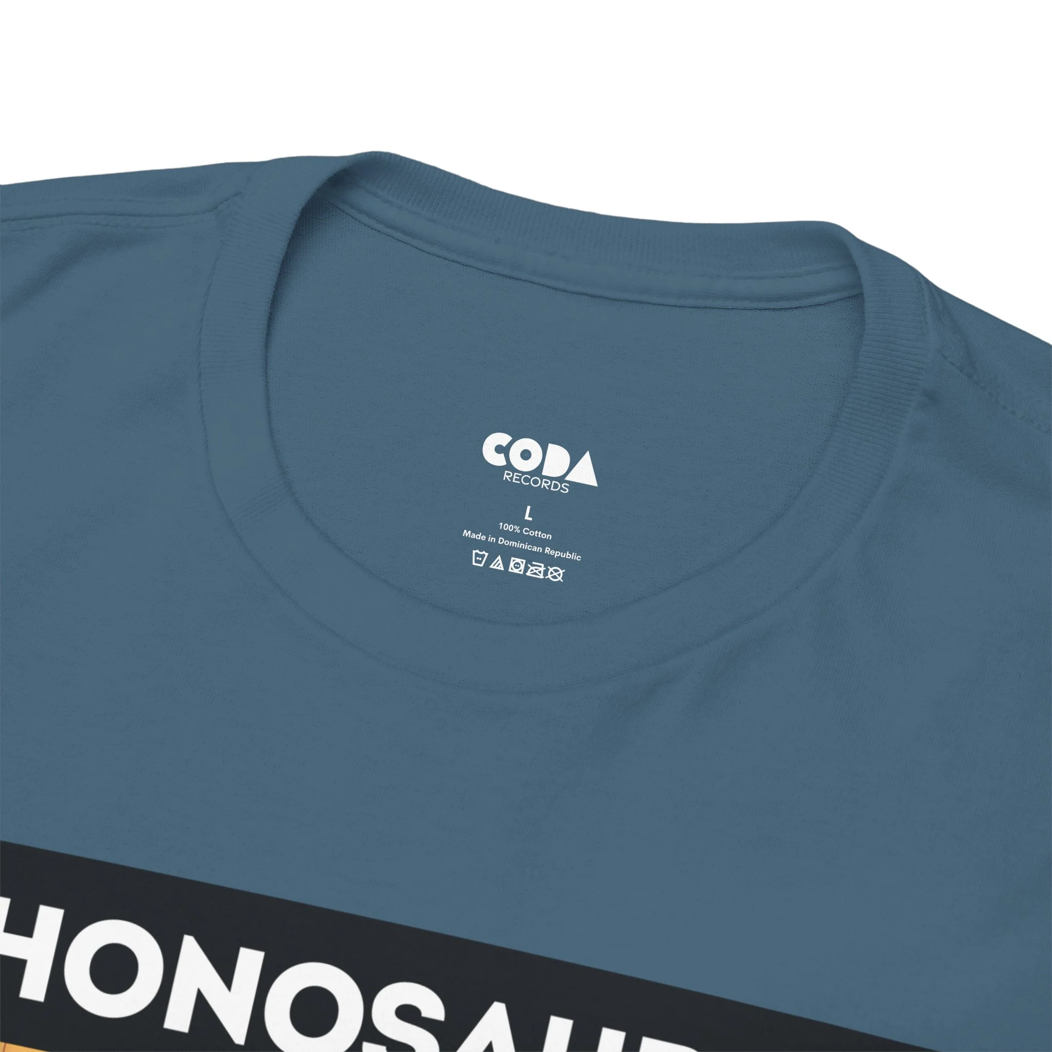 'Phonosaurus' Men's Vinyl T-Shirt - Image 50