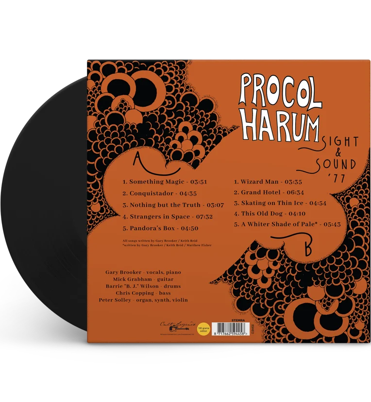 Procol Harum – Sight & Sound ’77 (12-Inch Album on 180g Vinyl) - Image 4