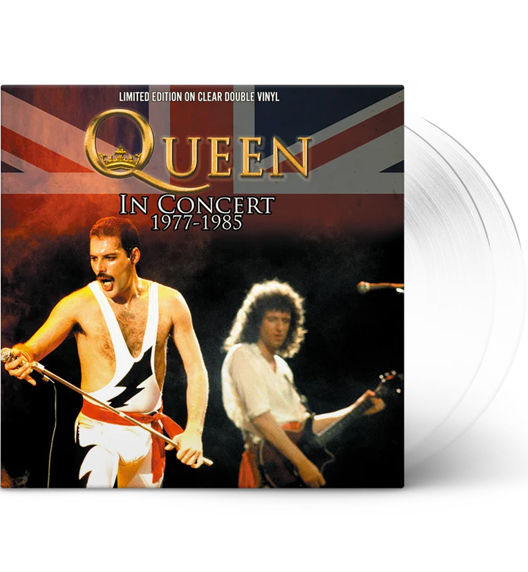 Queen – In Concert 1977–1985 (Limited Edition Double-LP on Clear Vinyl)