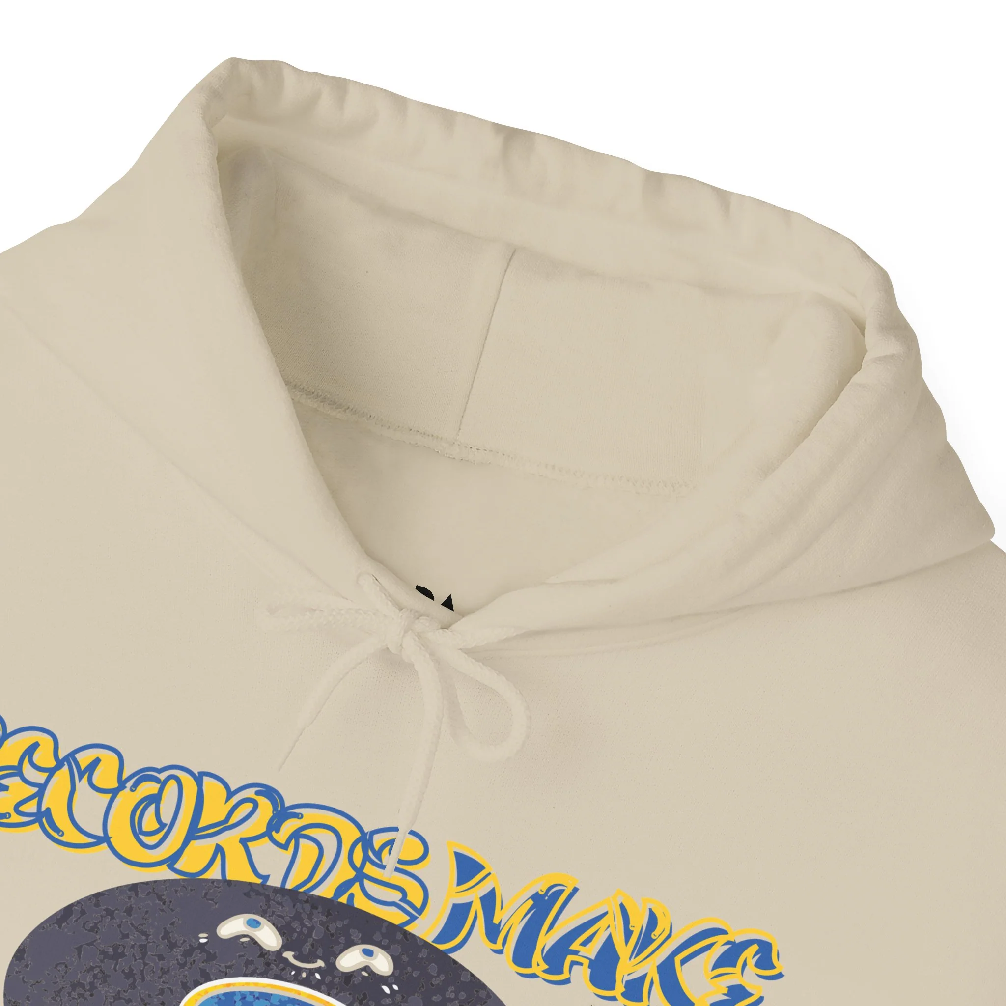 'Records Make Me Happy' Men's Hoodie - Image 4