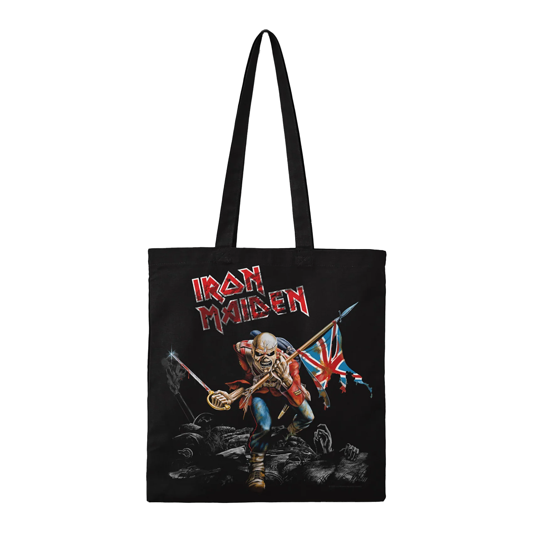 Iron Maiden Tote Bag (The Trooper Design)