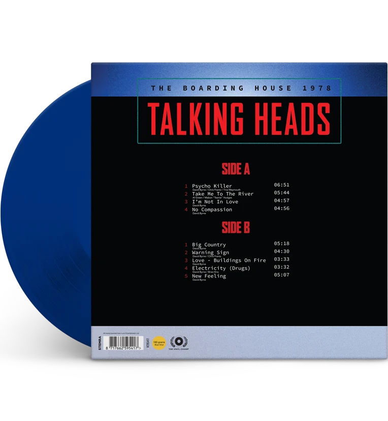 Talking Heads – The Boarding House 1978 (Limited Edition 12-Inch Album on 180g Blue Vinyl) - Image 4