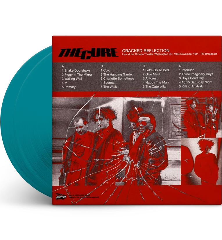 The Cure – Cracked Reflection: Live in Washington, D.C., 1984 (Limited Edition Double-LP on Transparent Teal Vinyl) - Image 4