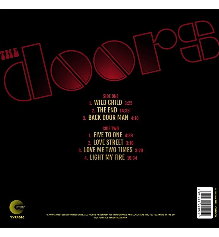 The Doors – Live On Love Street: Stockholm, 1968 (Special Edition 12-Inch Album on Yellow Vinyl) - Image 3