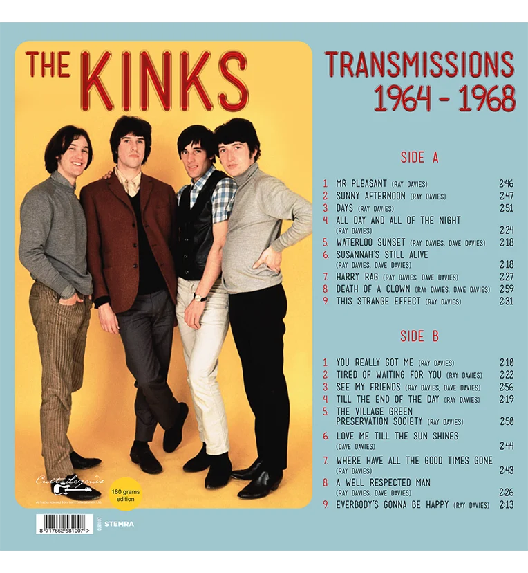 The Kinks – Transmissions 1964–1968 (12-Inch Album on 180g Vinyl) - Image 3