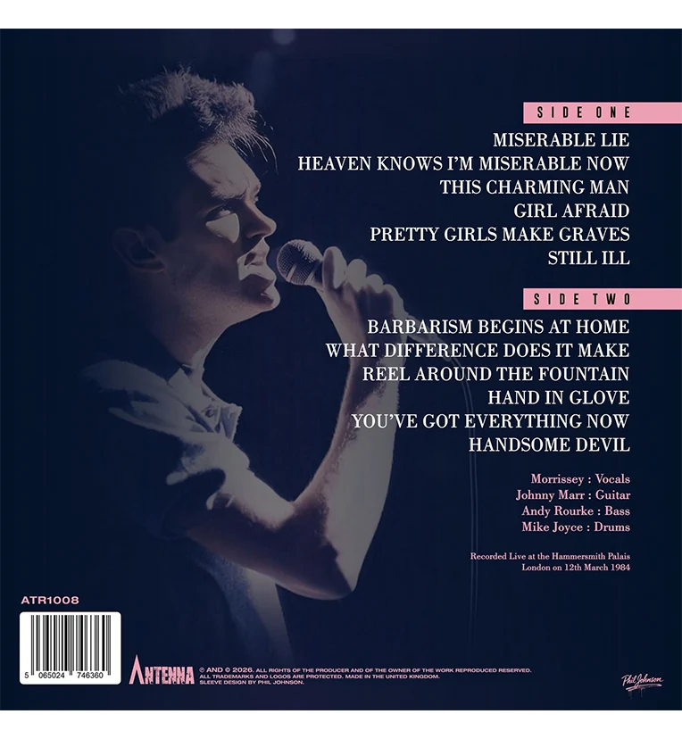 The Smiths – Reel Around the Palais: Live in London, 1984 (Limited Edition 12-Inch Album on Pink Vinyl) - Image 3