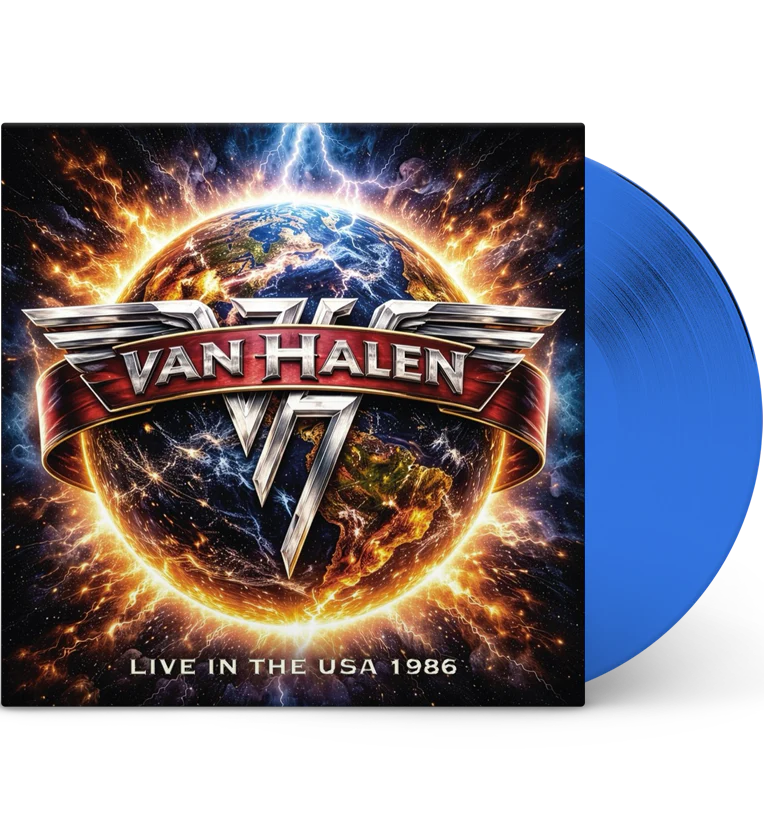 Van Halen – Live in the USA 1986 (Limited Edition 12-Inch Album on Blue Vinyl)