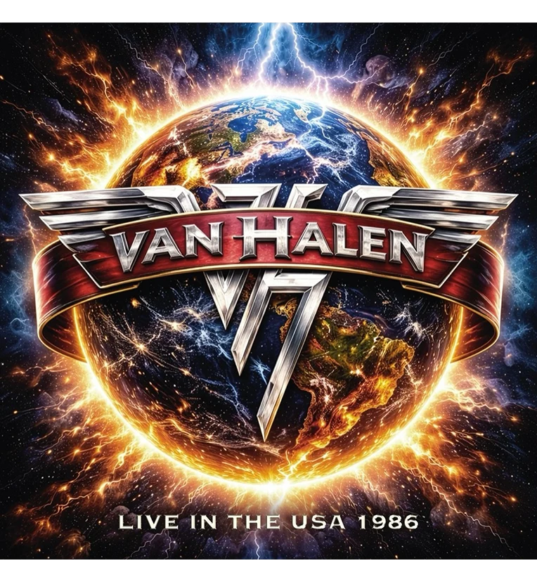 Van Halen – Live in the USA 1986 (Limited Edition 12-Inch Album on Blue Vinyl) - Image 2