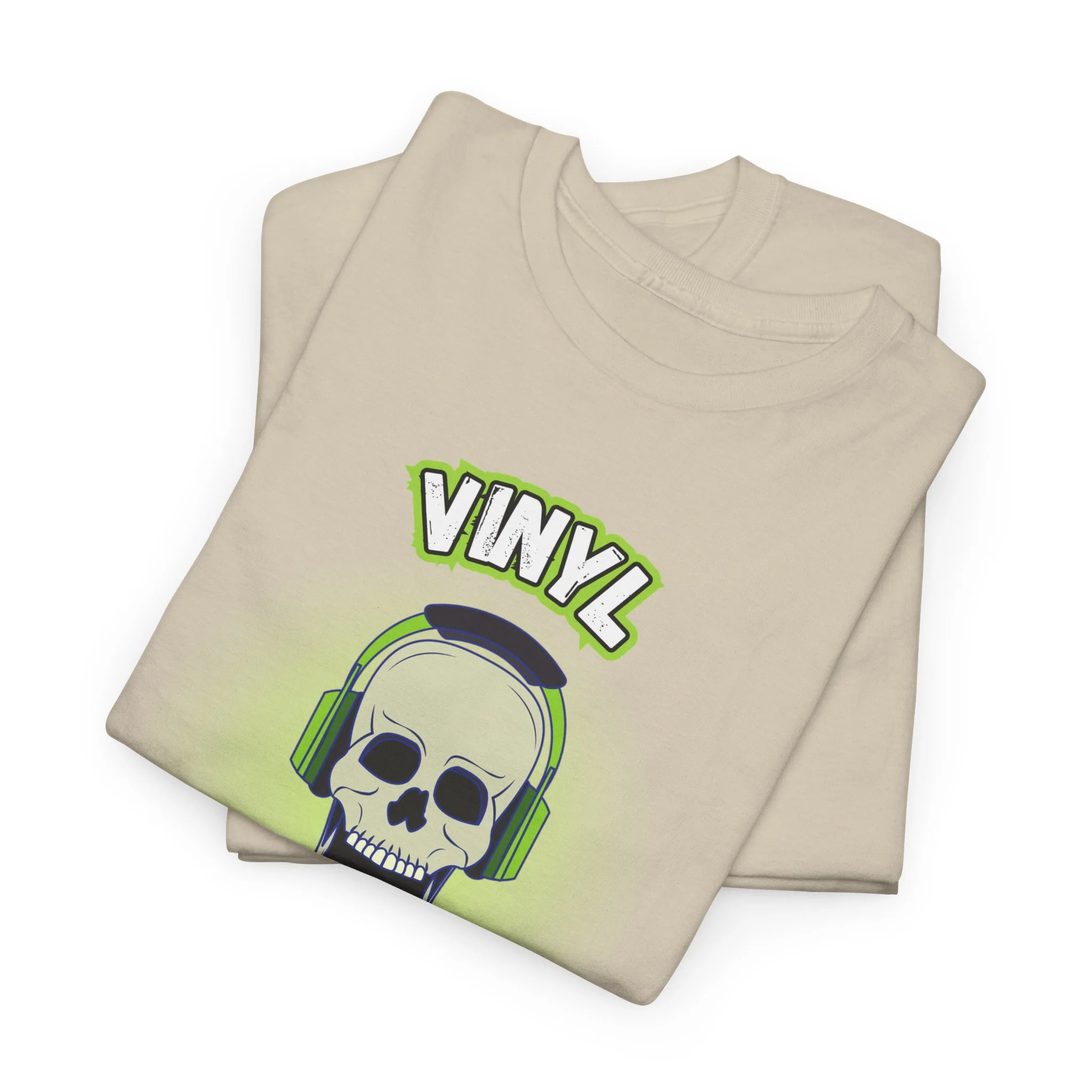 'Vinyl Ain't Dead' Headphones Men's T-Shirt - Image 12
