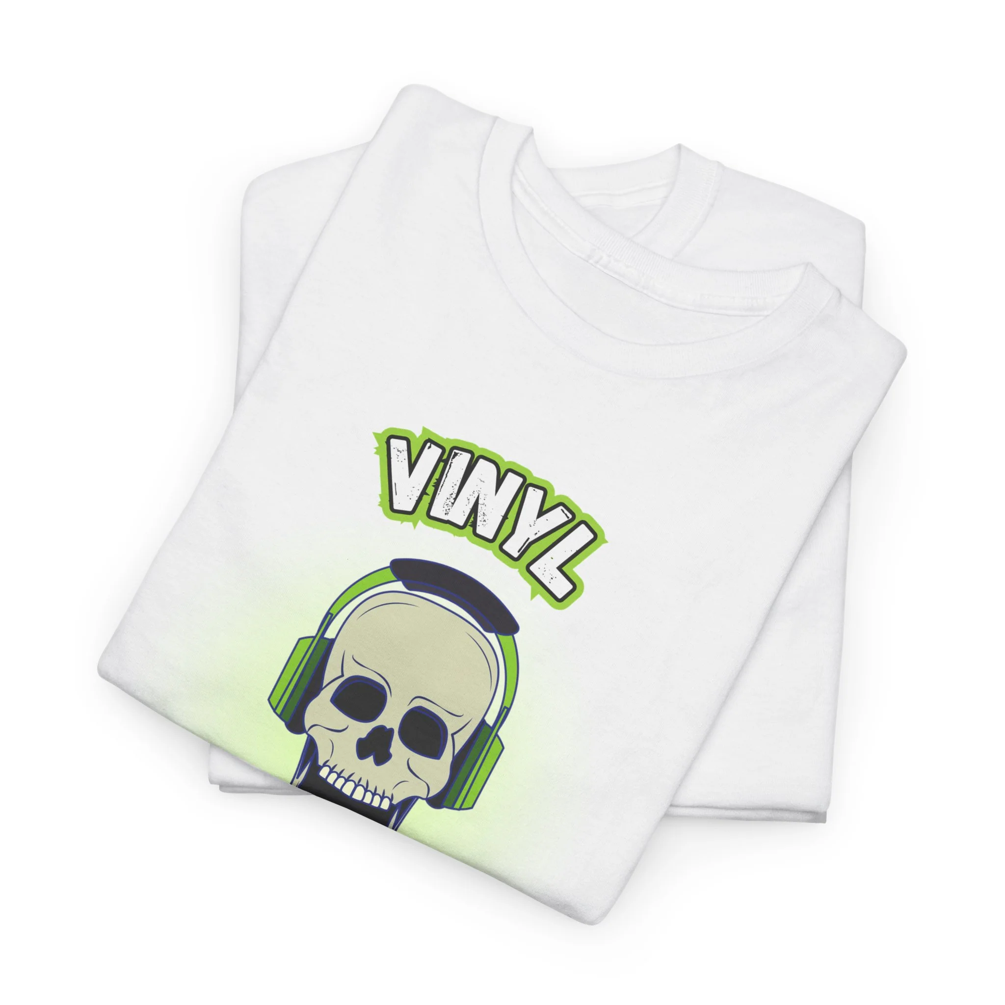 'Vinyl Ain't Dead' Headphones Men's T-Shirt - Image 19