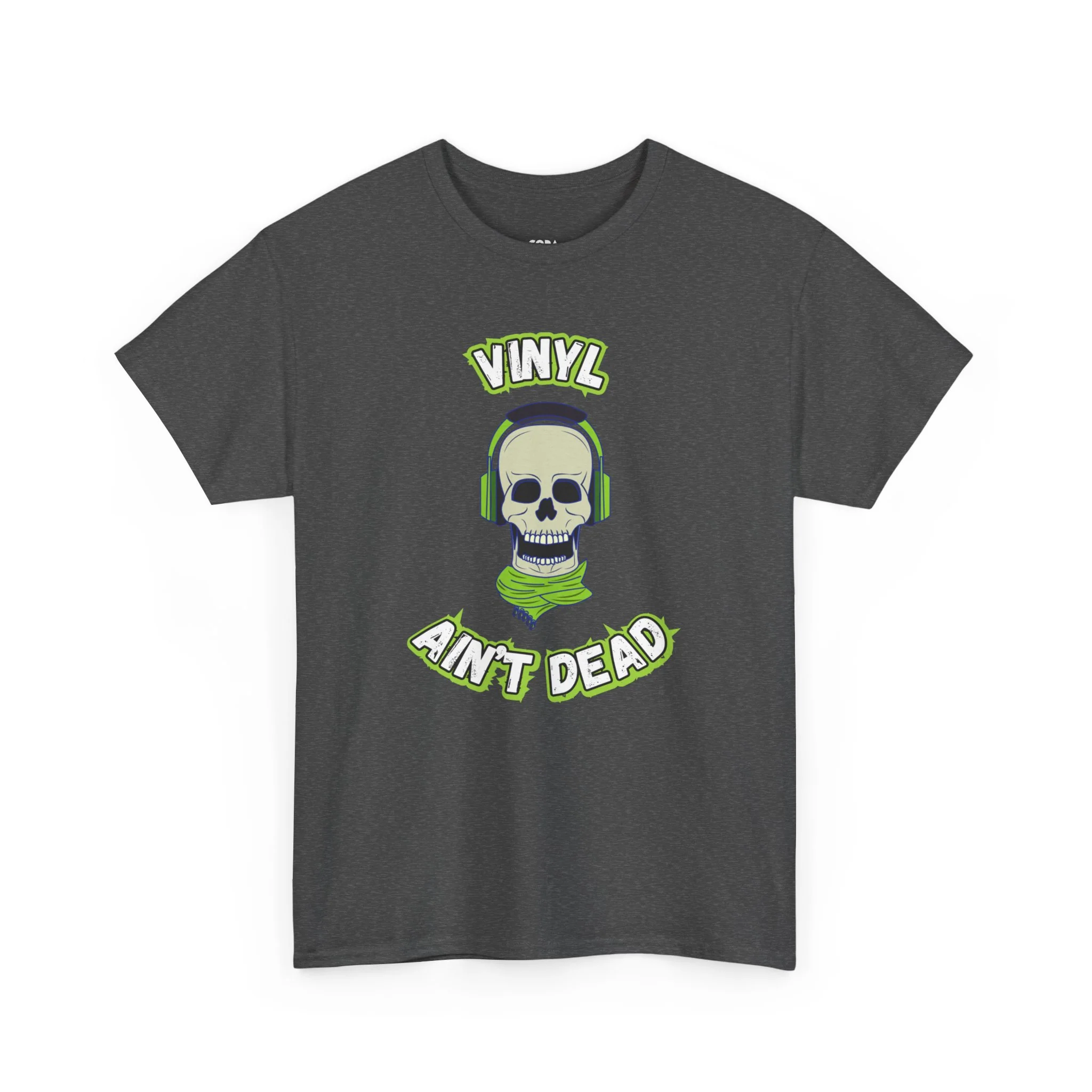 'Vinyl Ain't Dead' Headphones Men's T-Shirt - Image 24