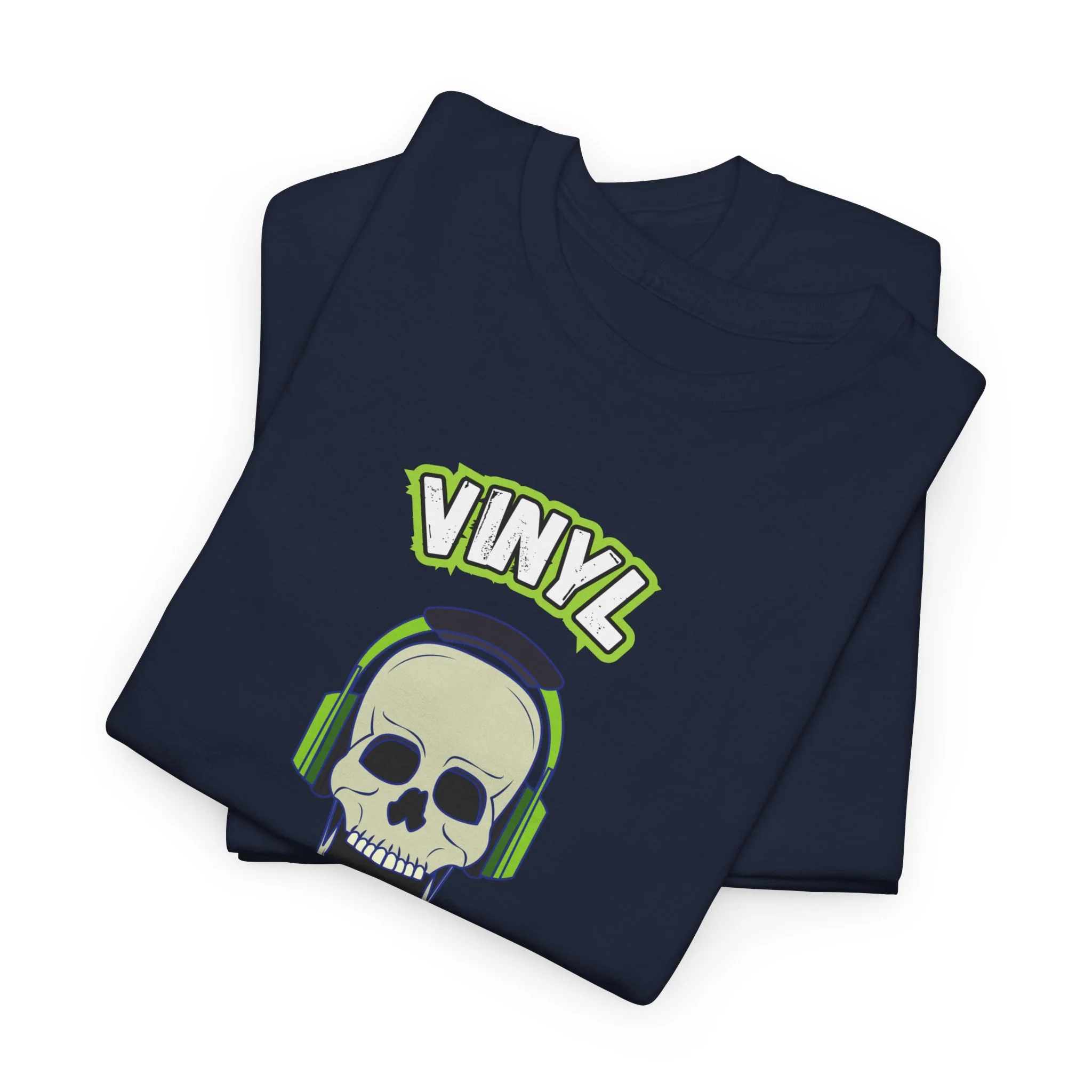 'Vinyl Ain't Dead' Headphones Men's T-Shirt - Image 4
