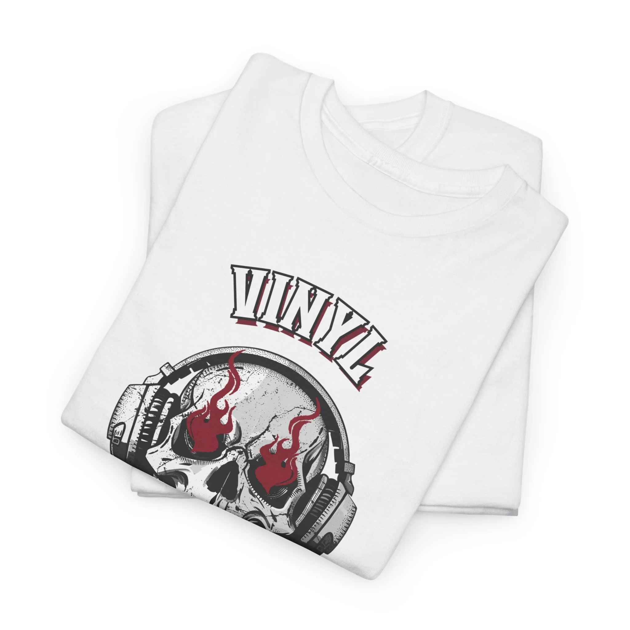 'Vinyl Ain't Dead' Skull Men's T-Shirt - Image 30