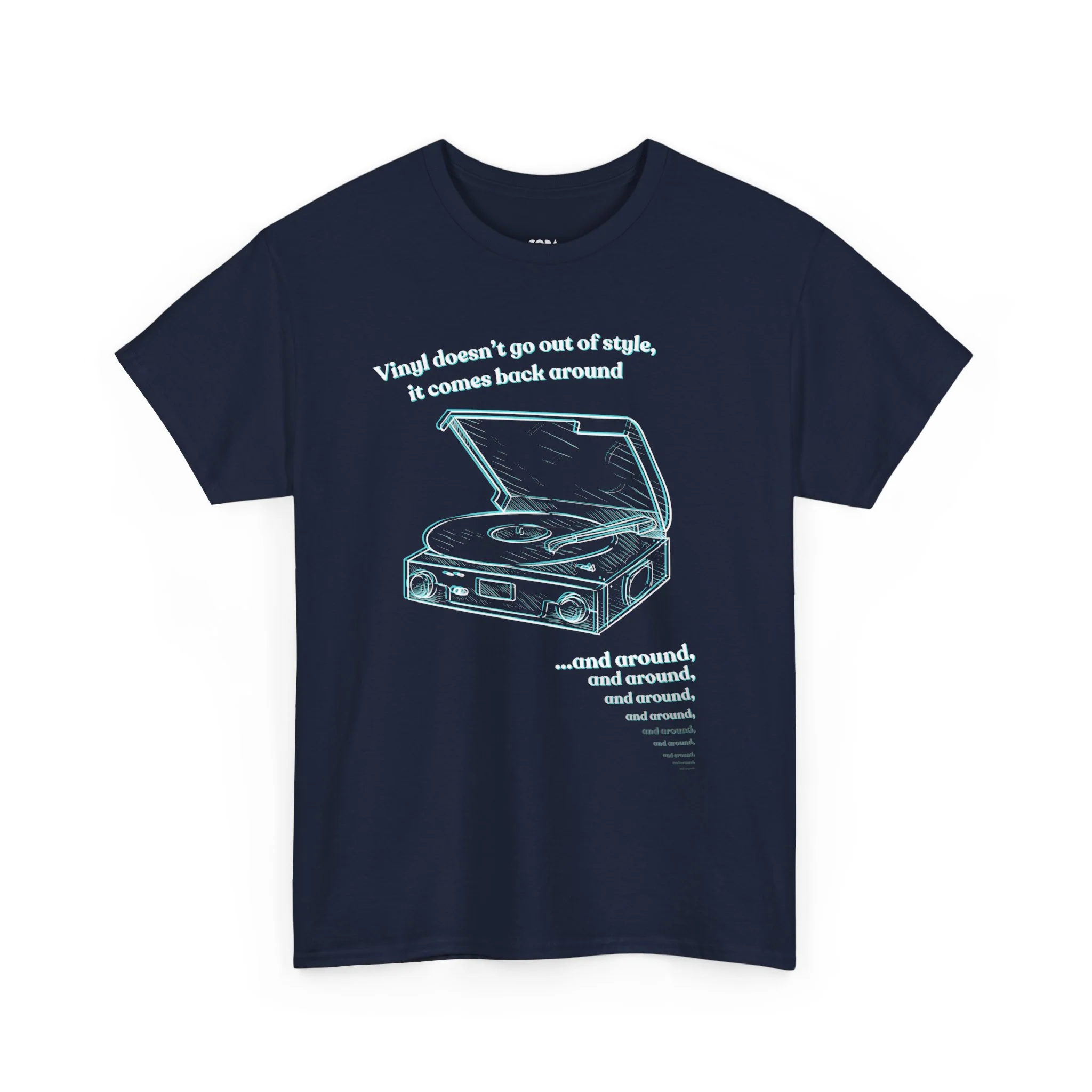 'Vinyl Doesn't Go Out Of Style' Men's T-Shirt - Image 19