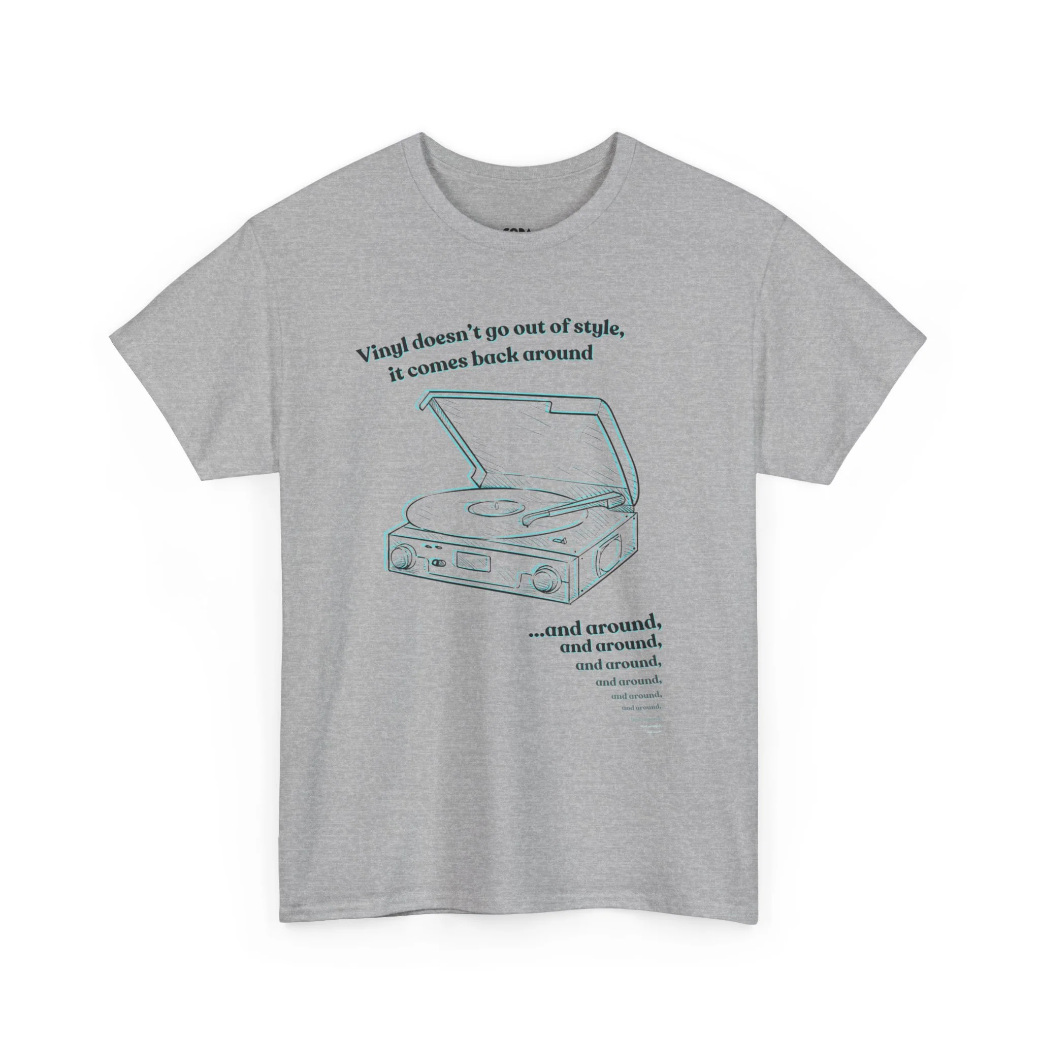 'Vinyl Doesn't Go Out Of Style' Men's T-Shirt - Image 45